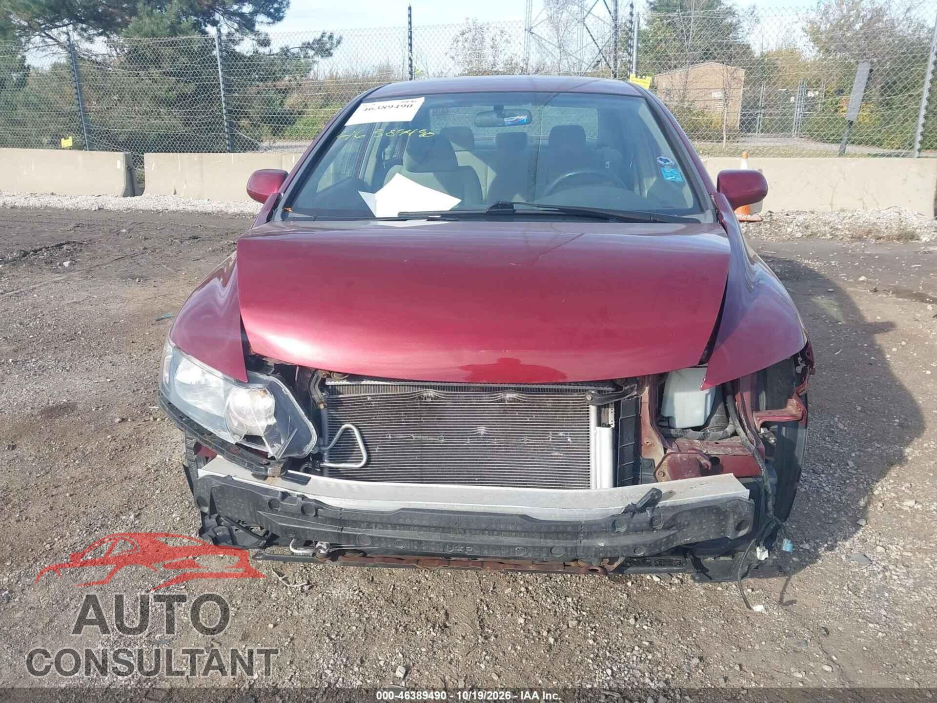 HONDA CIVIC 2009 - 19XFA16569E043780