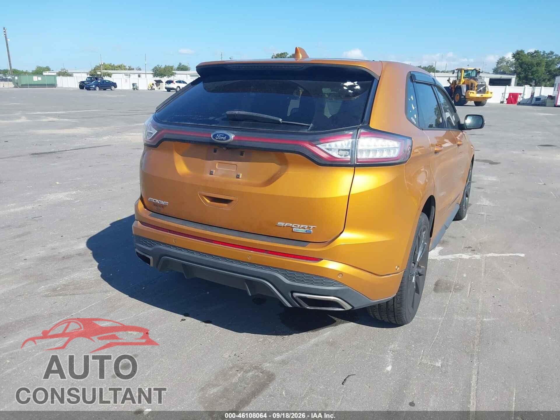 FORD EDGE 2015 - 2FMTK4AP9FBC22288