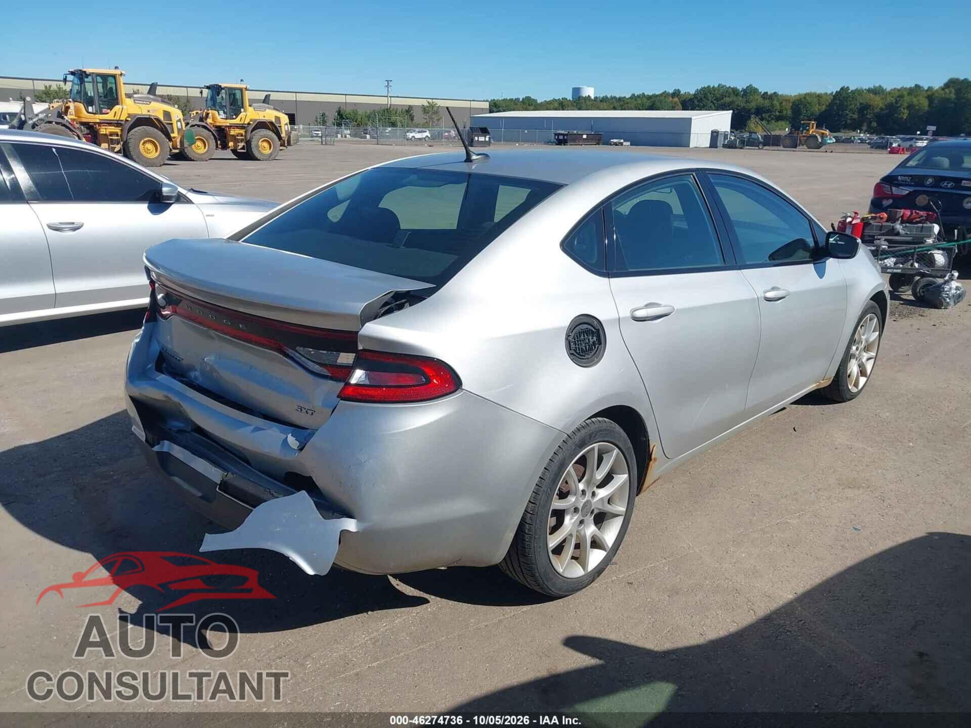 DODGE DART 2013 - 1C3CDFBA7DD186035