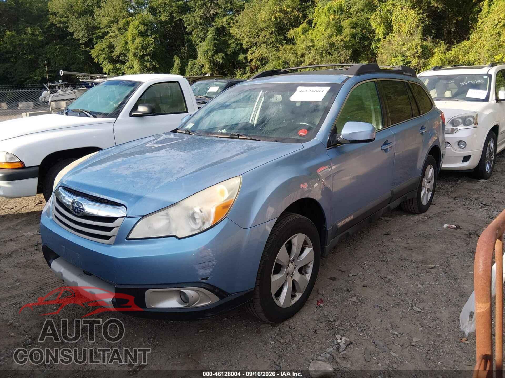 SUBARU OUTBACK 2011 - 4S4BRBKC0B3382996