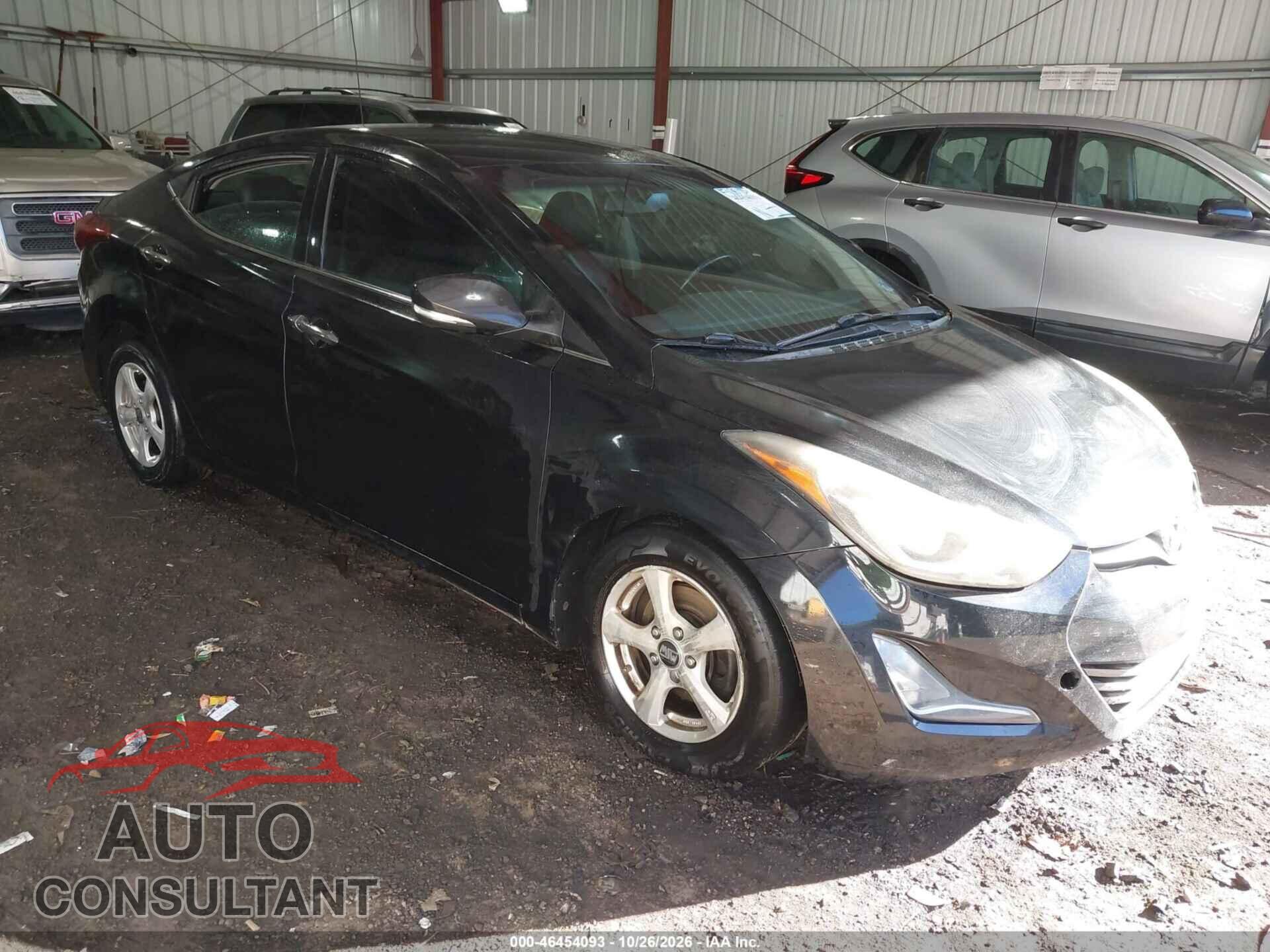 HYUNDAI ELANTRA 2014 - KMHDH4AEXEU085808