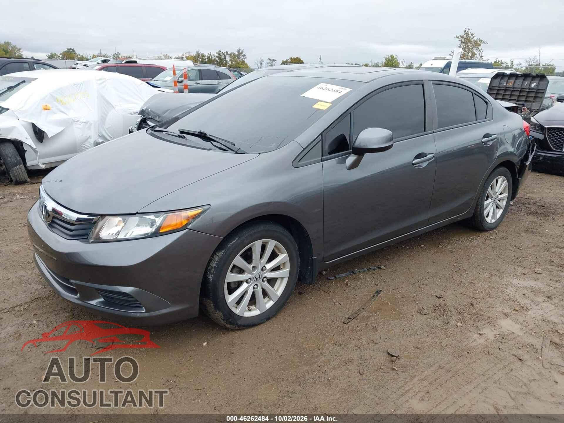 HONDA CIVIC 2012 - 19XFB2F83CE021904