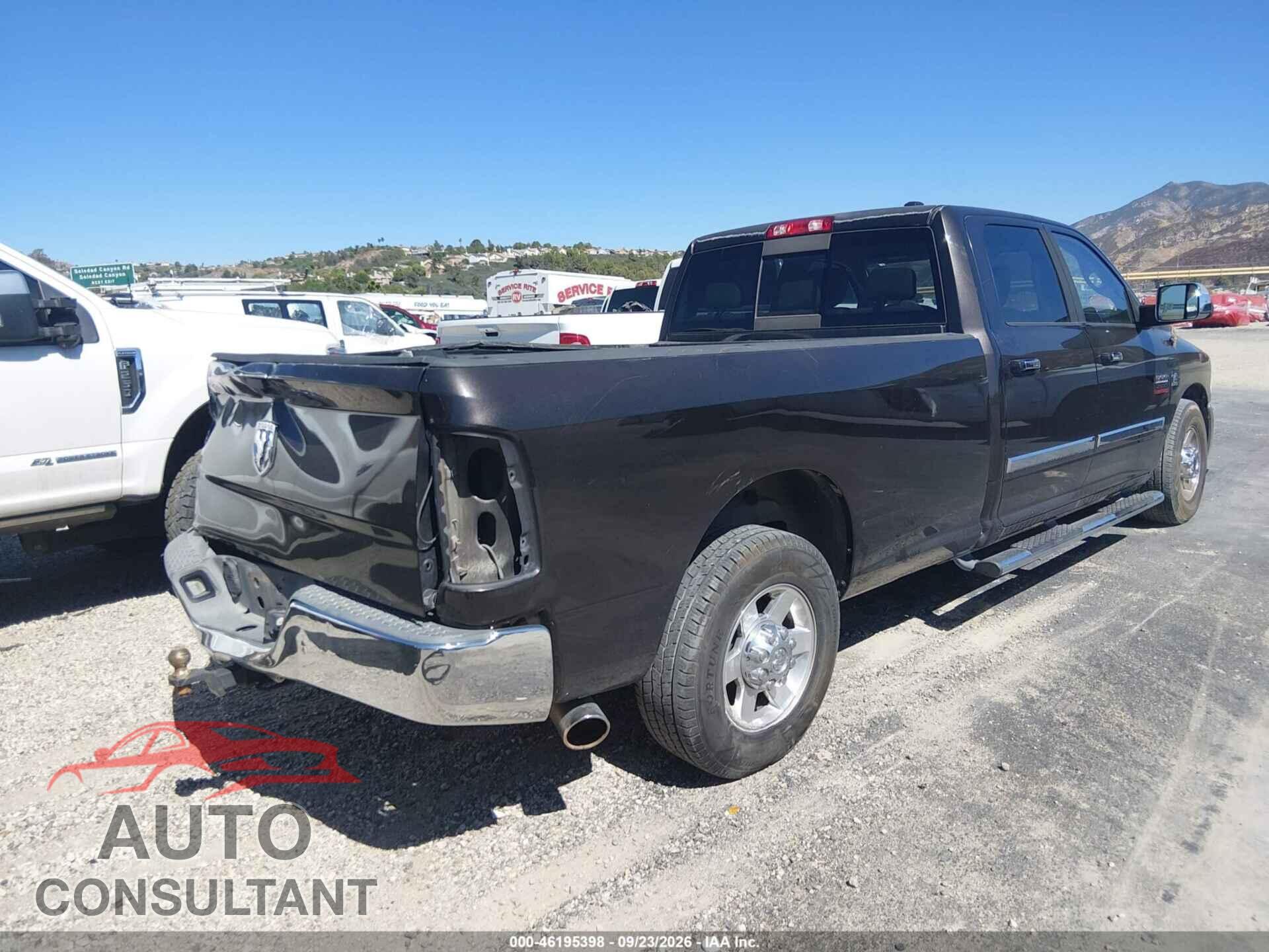 DODGE RAM 2500 2010 - 3D7TP2CL3AG134269