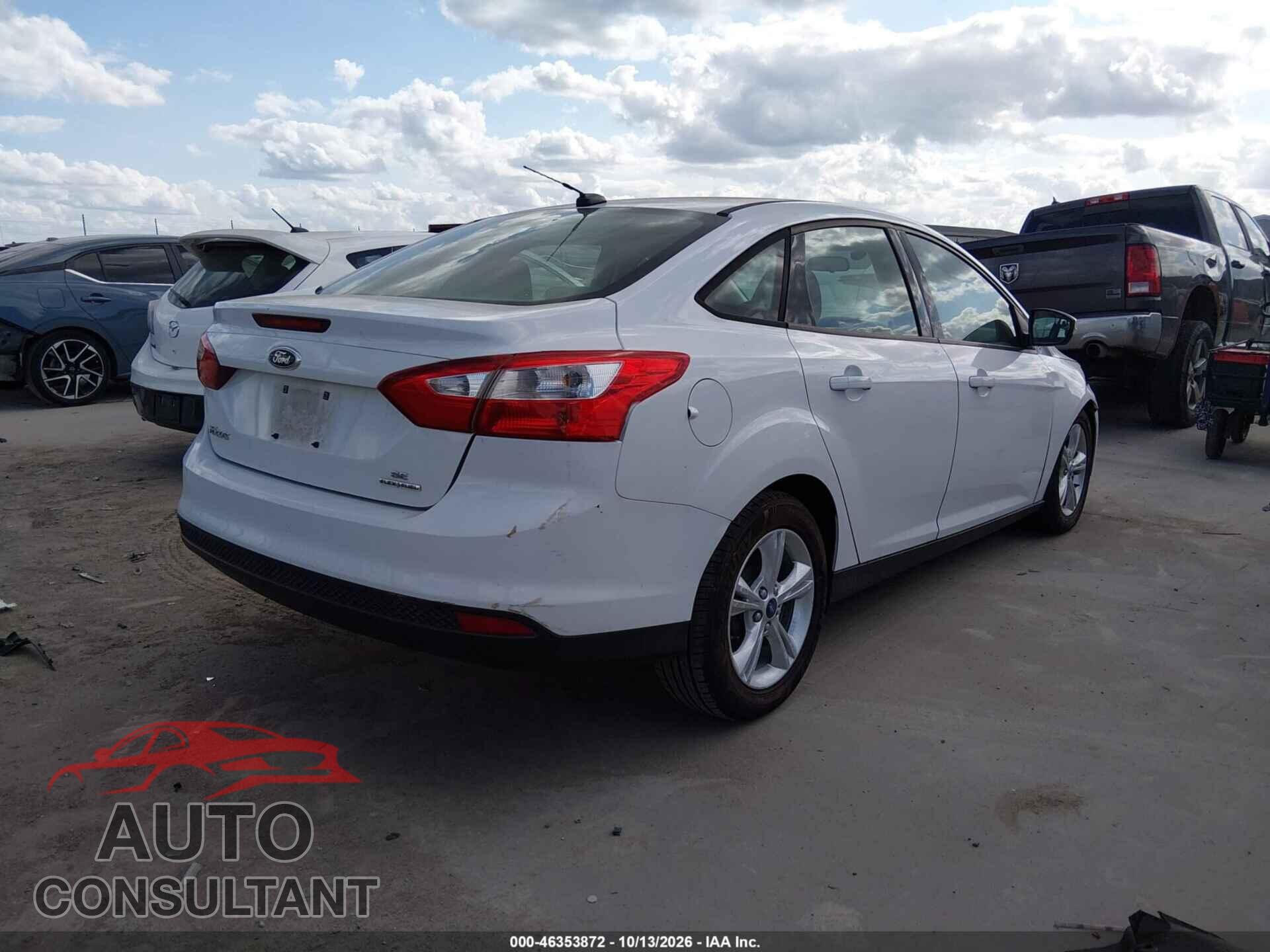 FORD FOCUS 2013 - 1FADP3F29DL106934