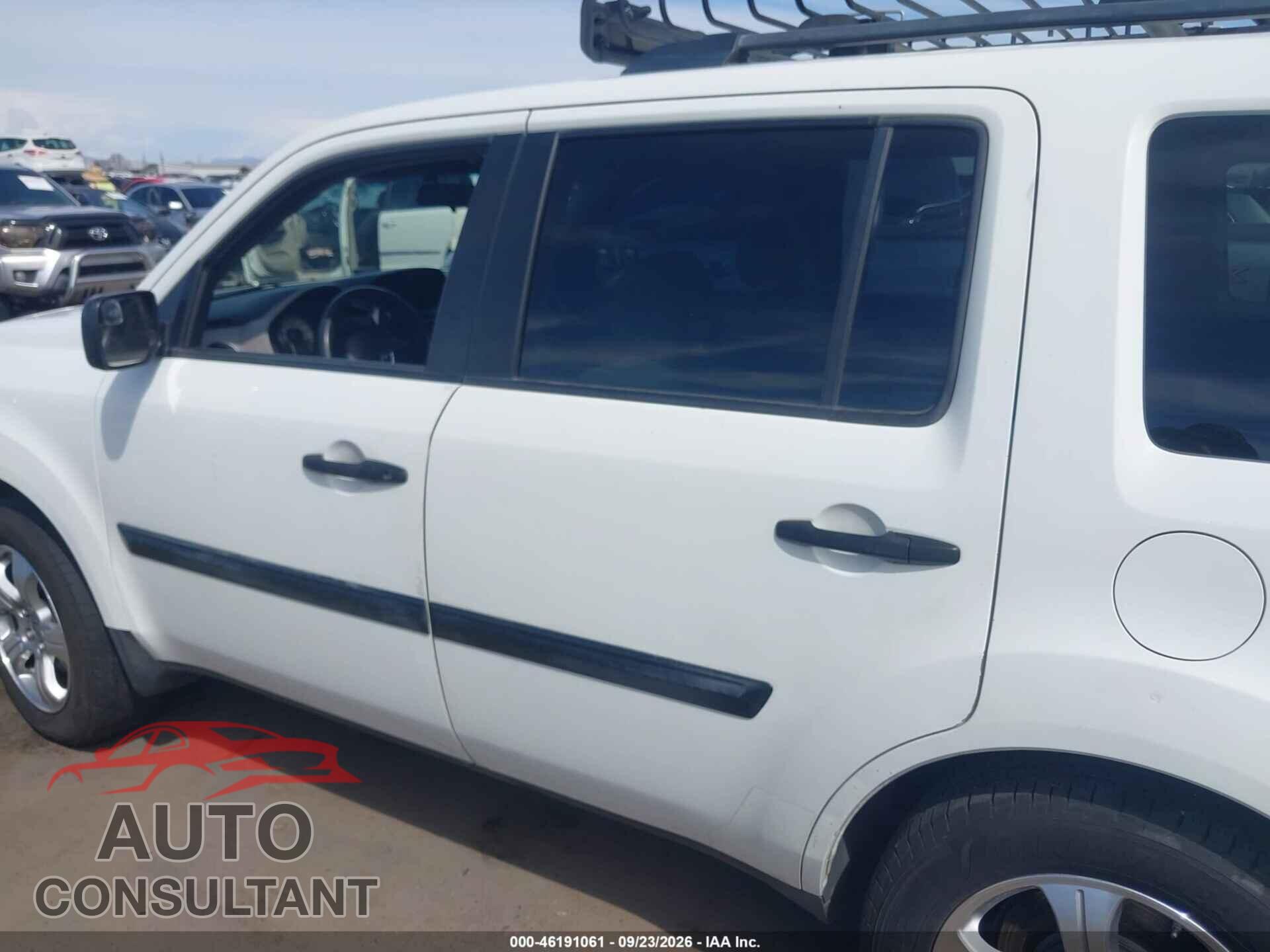 HONDA PILOT 2013 - 5FNYF3H2XDB036276