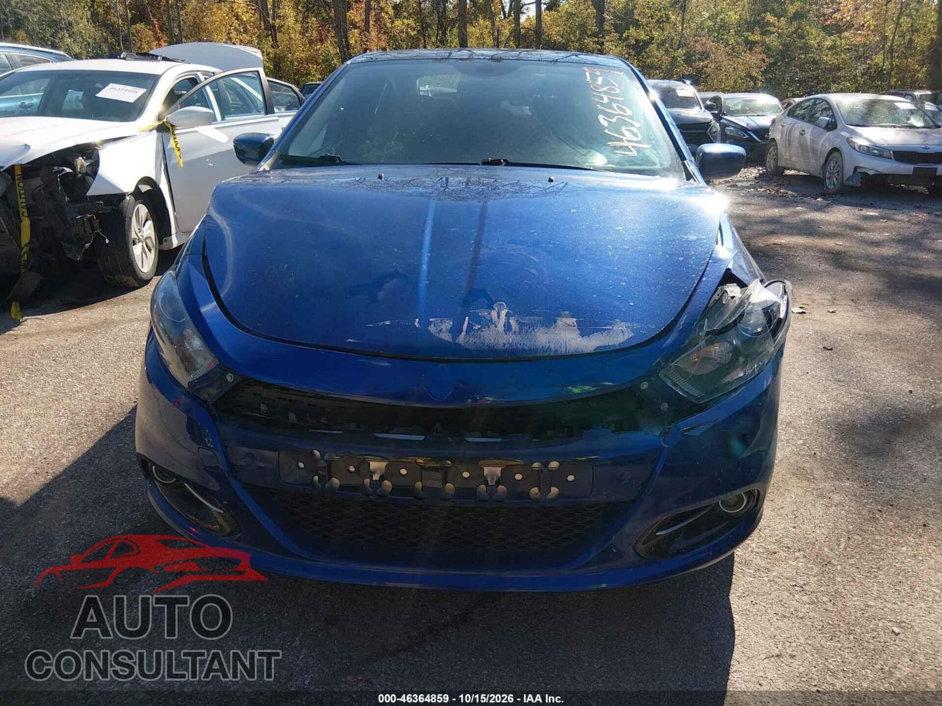 DODGE DART 2013 - 1C3CDFBA4DD308026