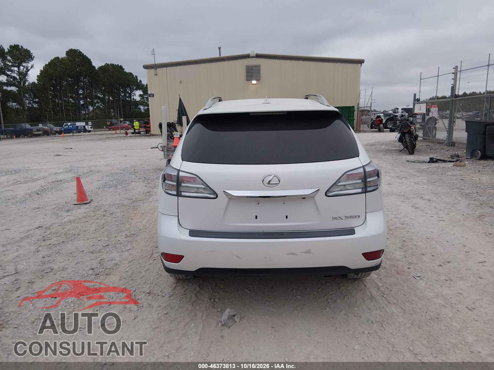 LEXUS RX 2011 - 2T2ZK1BA7BC057765