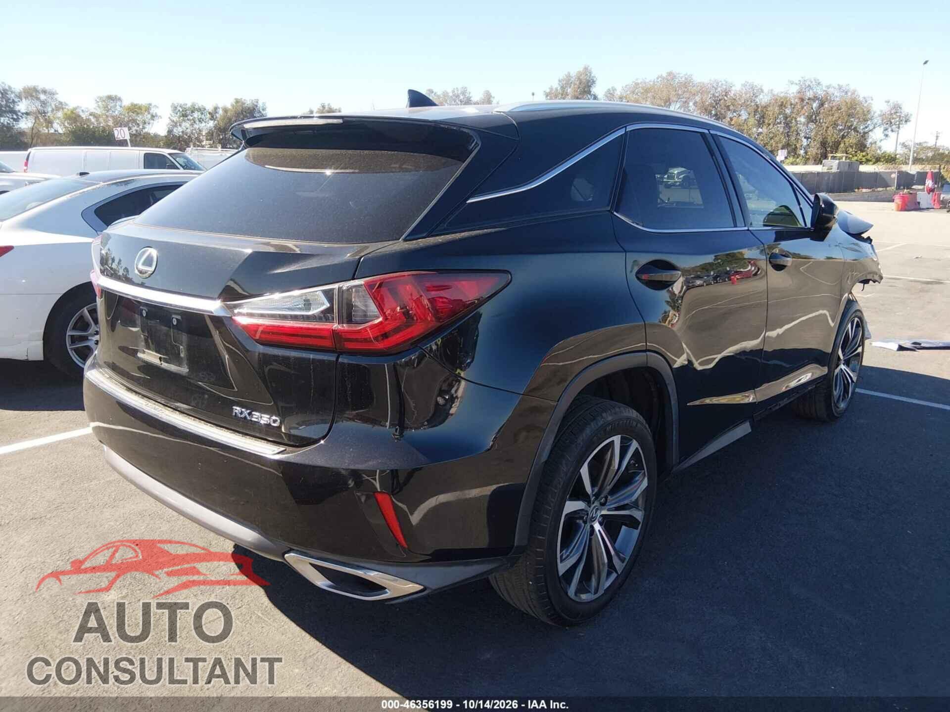 LEXUS RX 350 2017 - 2T2ZZMCA7HC065269