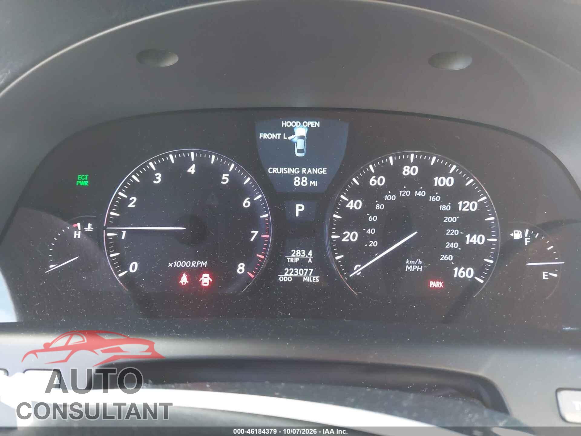 LEXUS LS 460 2010 - JTHGL5EF5A5041405