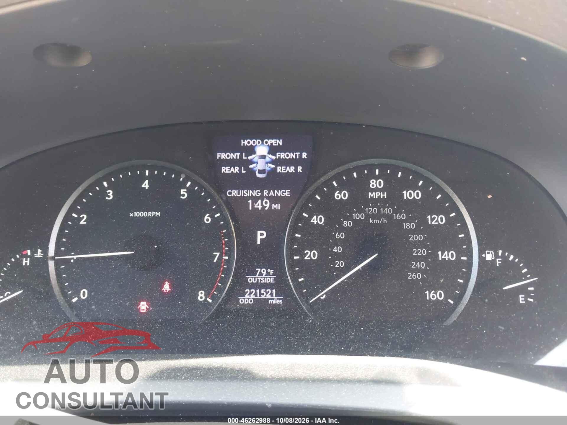 LEXUS LS 460 2013 - JTHCL5EF7D5016735
