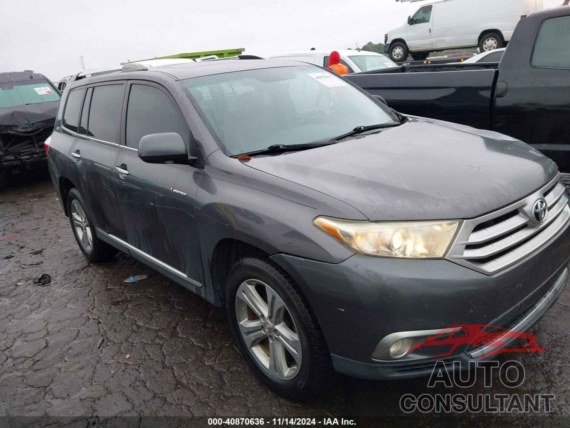 TOYOTA HIGHLANDER 2012 - 5TDDK3EHXCS148413