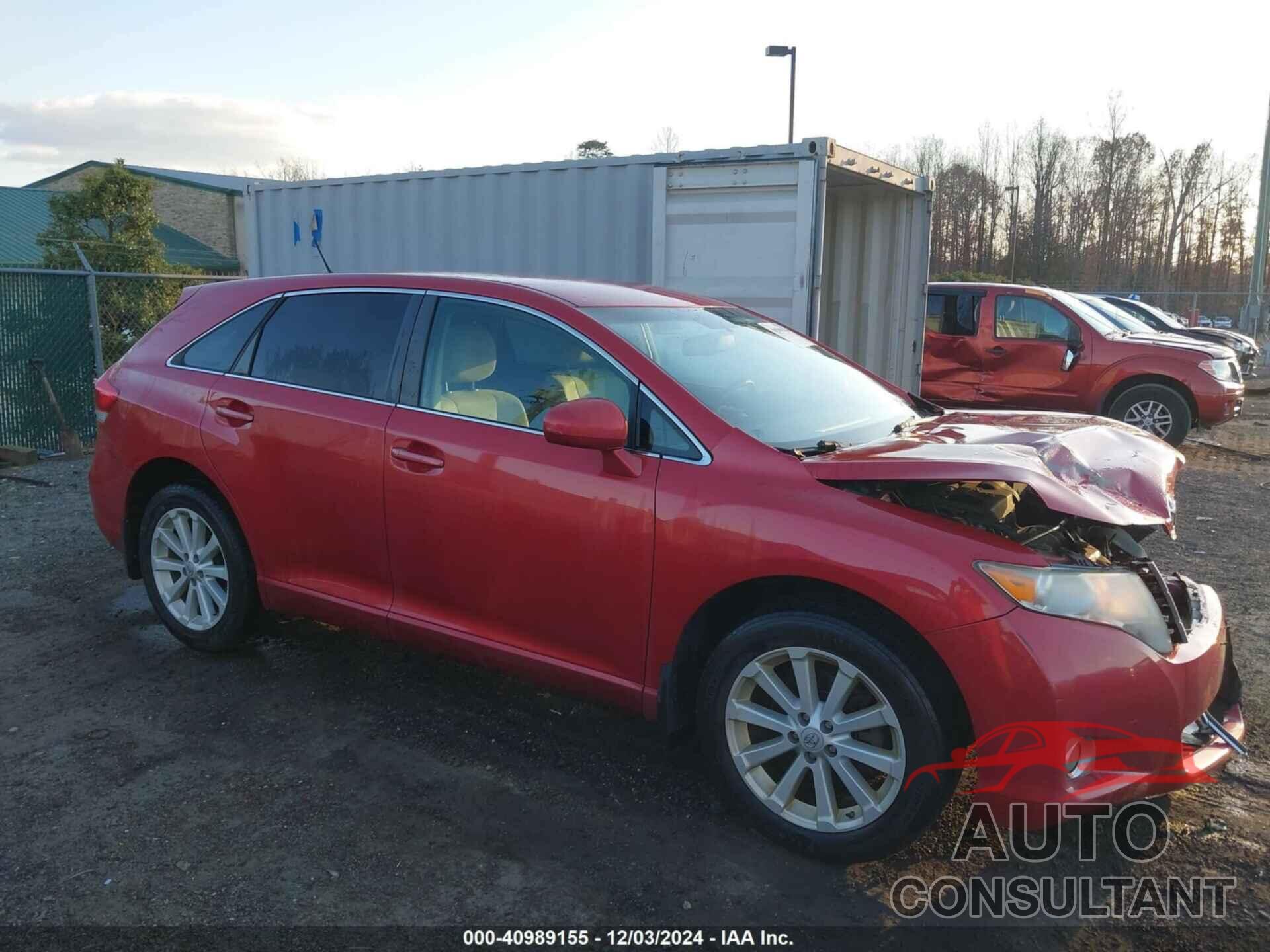 TOYOTA VENZA 2012 - 4T3BA3BBXCU032539