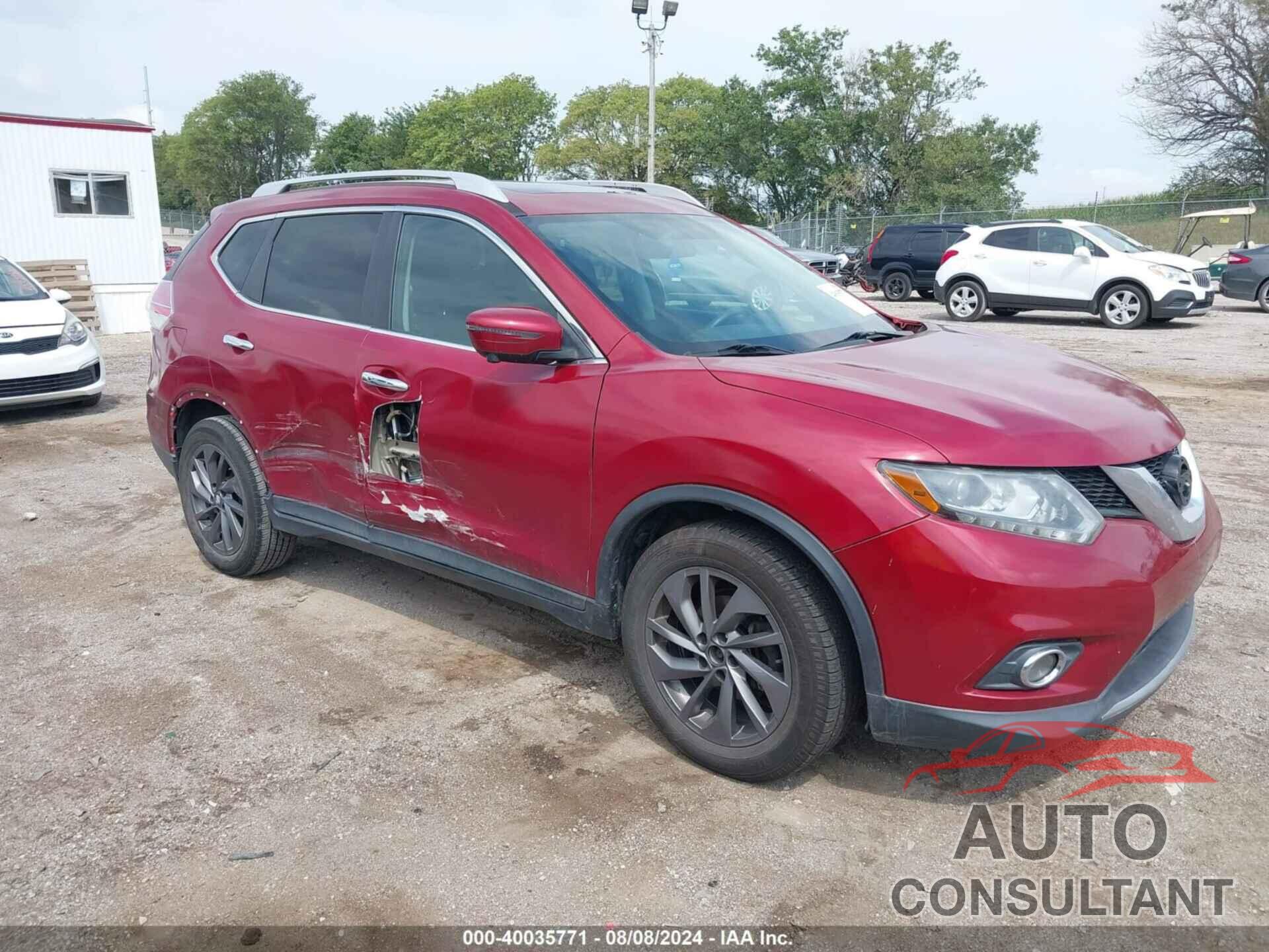 NISSAN ROGUE 2016 - 5N1AT2MTXGC912649