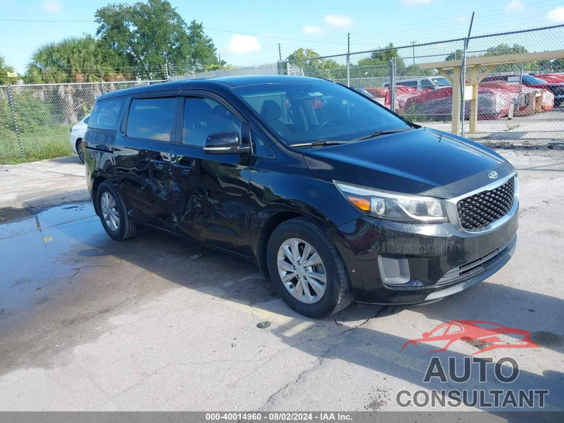 KIA SEDONA 2016 - KNDMA5C14G6174547