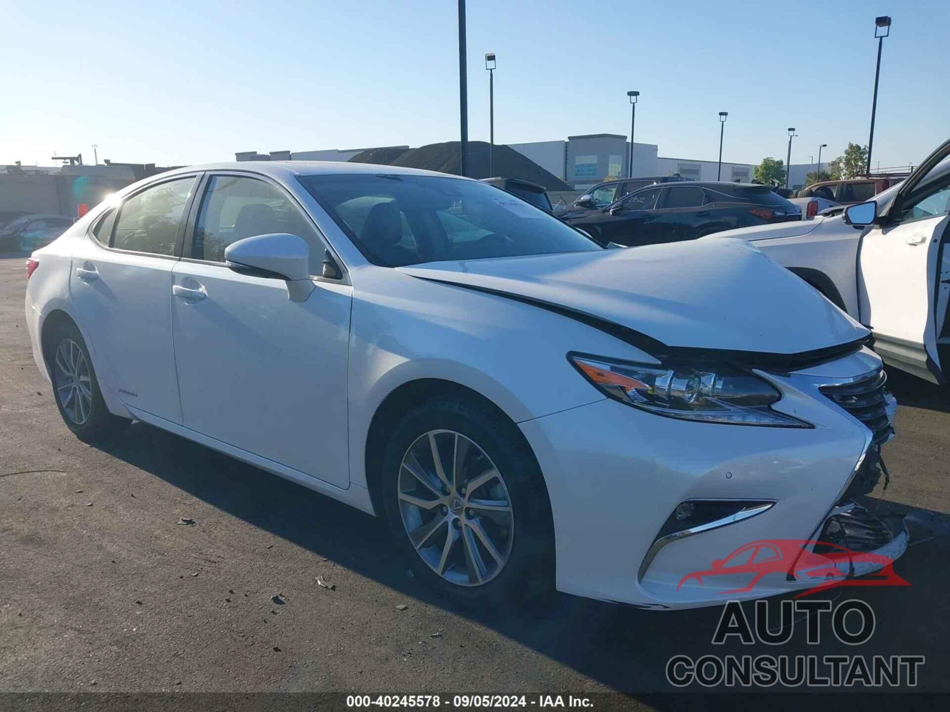 LEXUS ES 300H 2018 - JTHBW1GGXJ2169057