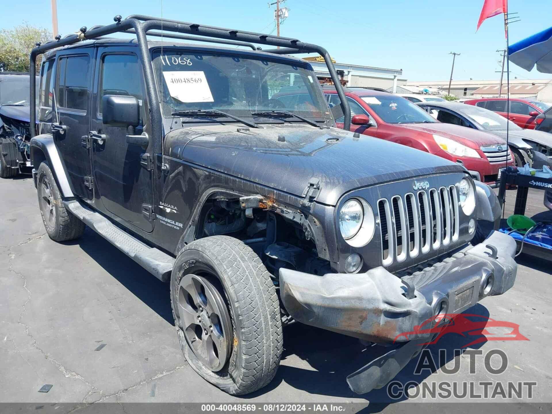 JEEP WRANGLER UNLIMITED 2016 - 1C4HJWEG5GL248522