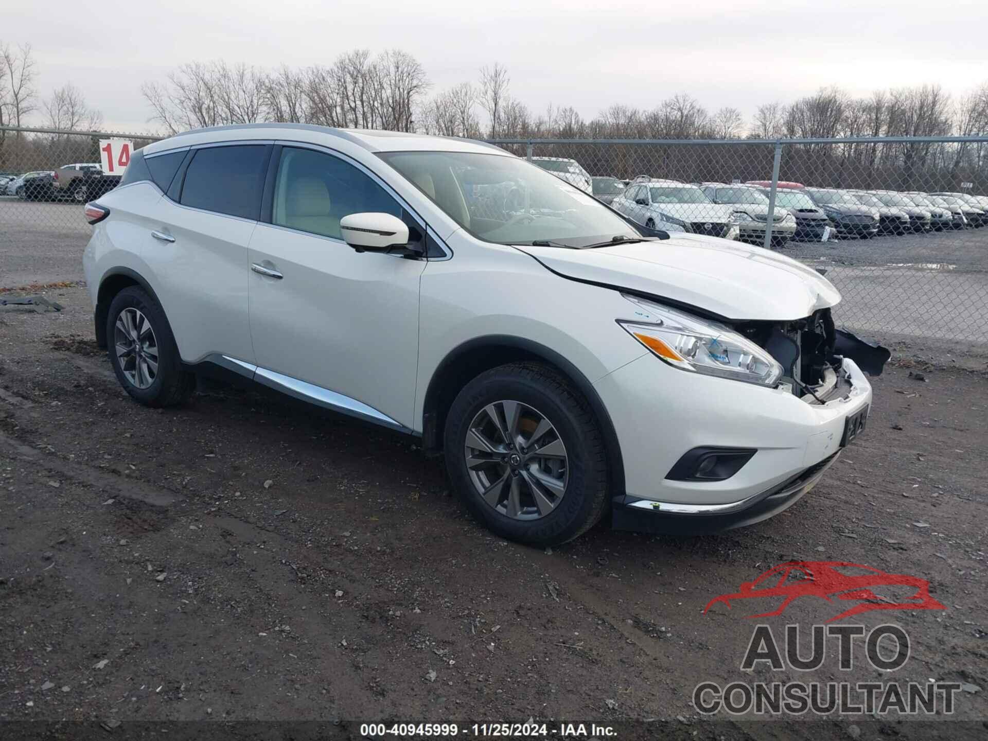 NISSAN MURANO 2017 - 5N1AZ2MH9HN113509
