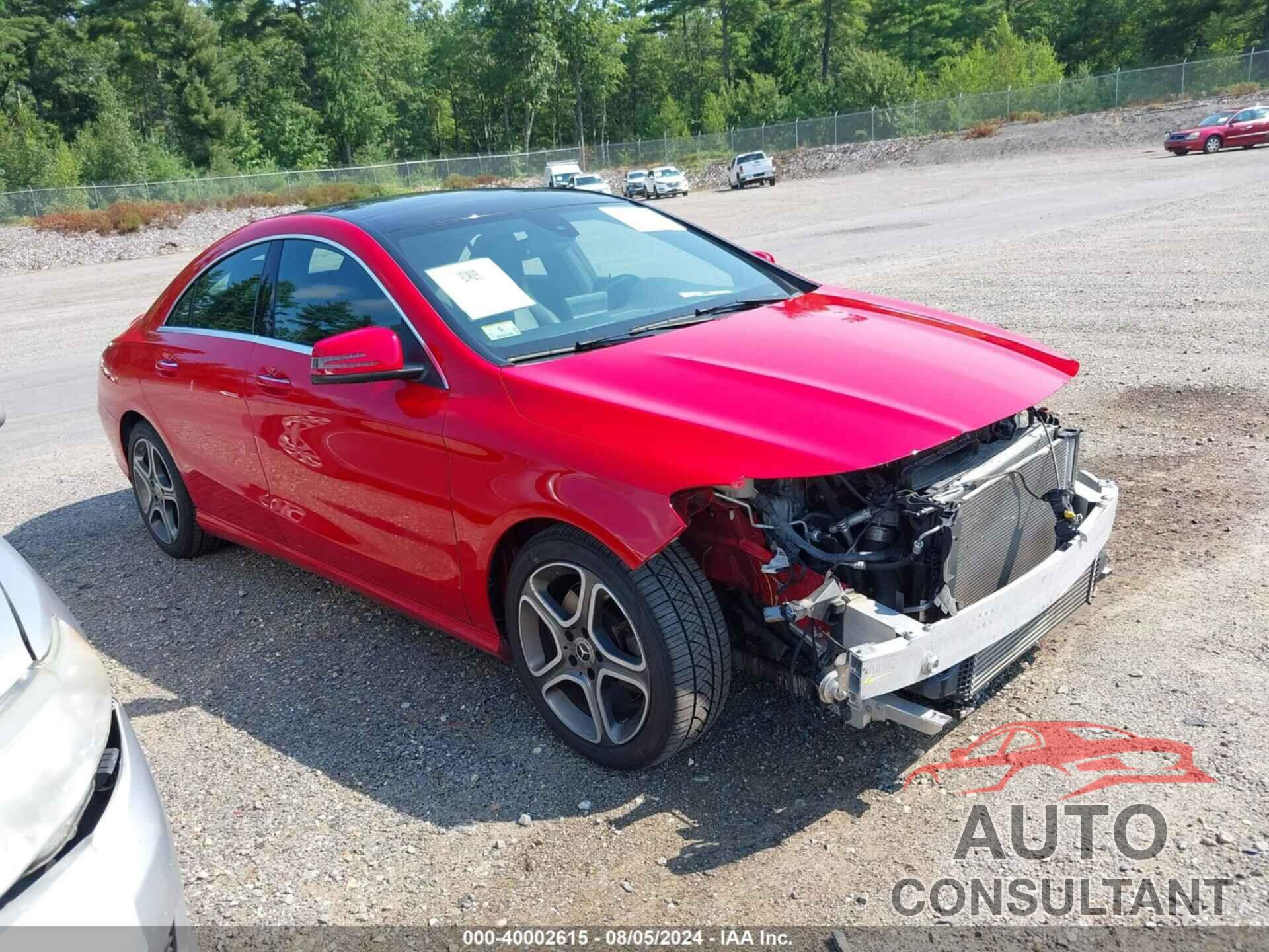MERCEDES-BENZ CLA 250 2018 - WDDSJ4GBXJN527008