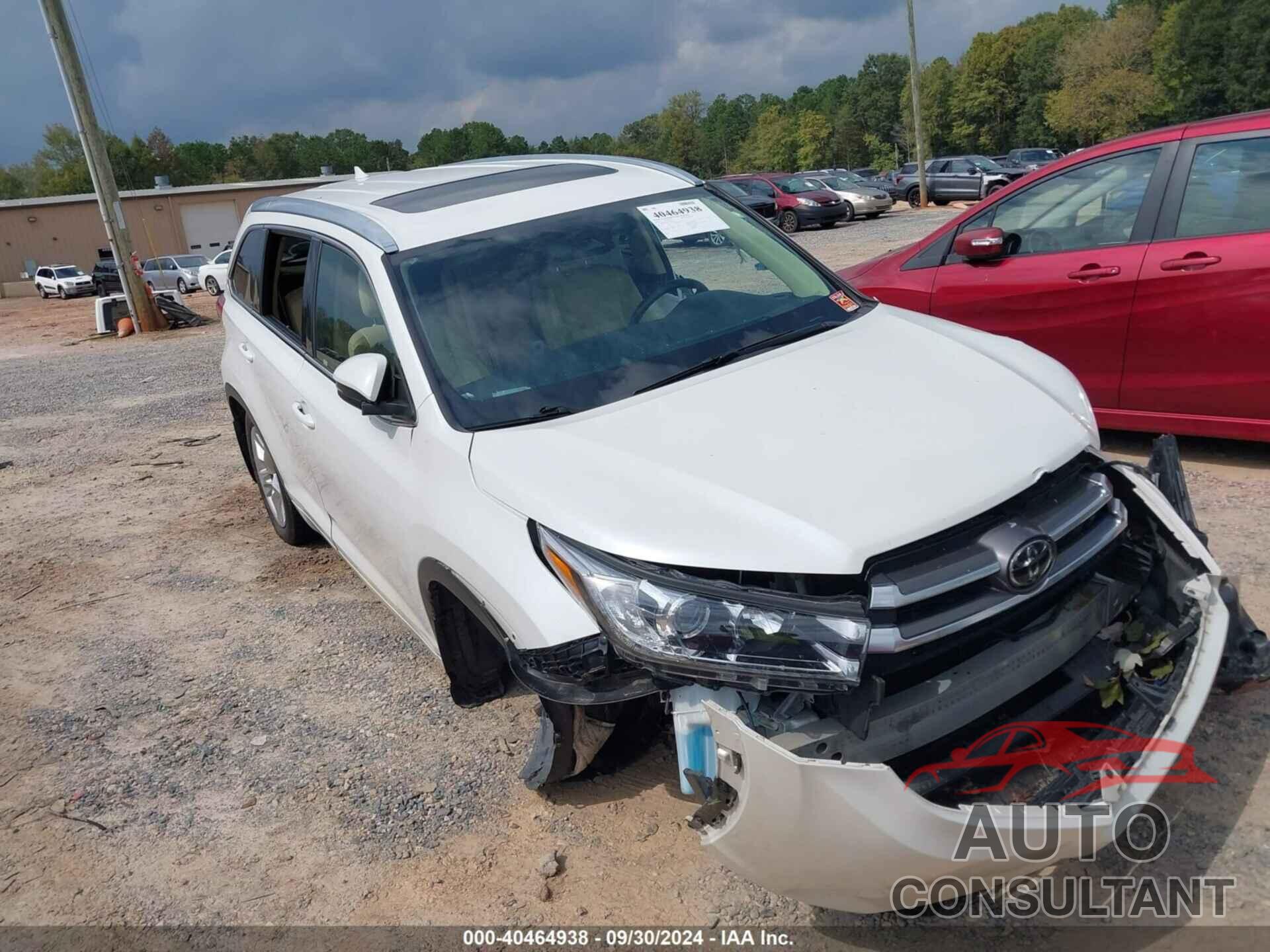 TOYOTA HIGHLANDER 2017 - 5TDDZRFH1HS360315