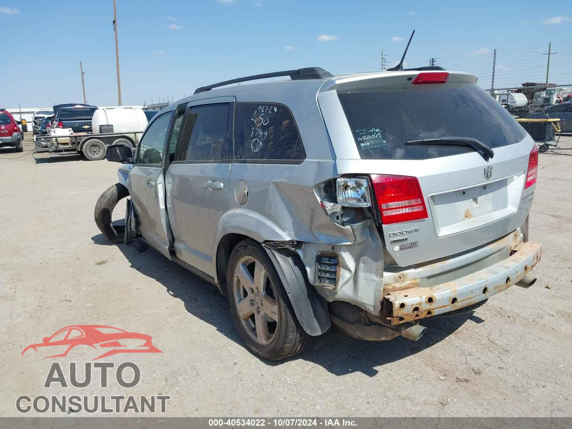 DODGE JOURNEY 2010 - 3D4PH5FV8AT160366