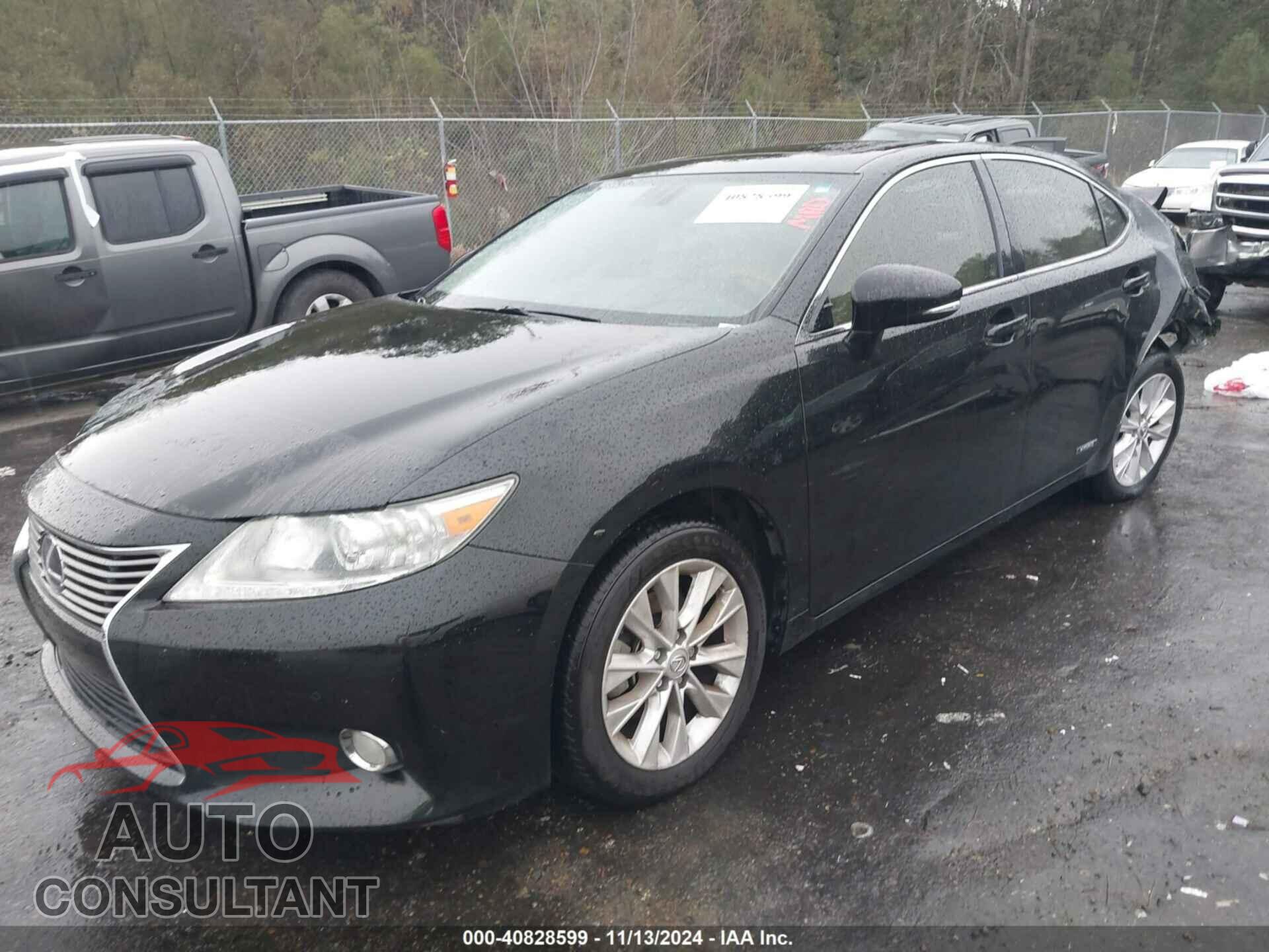 LEXUS ES 300H 2013 - JTHBW1GG7D2022280