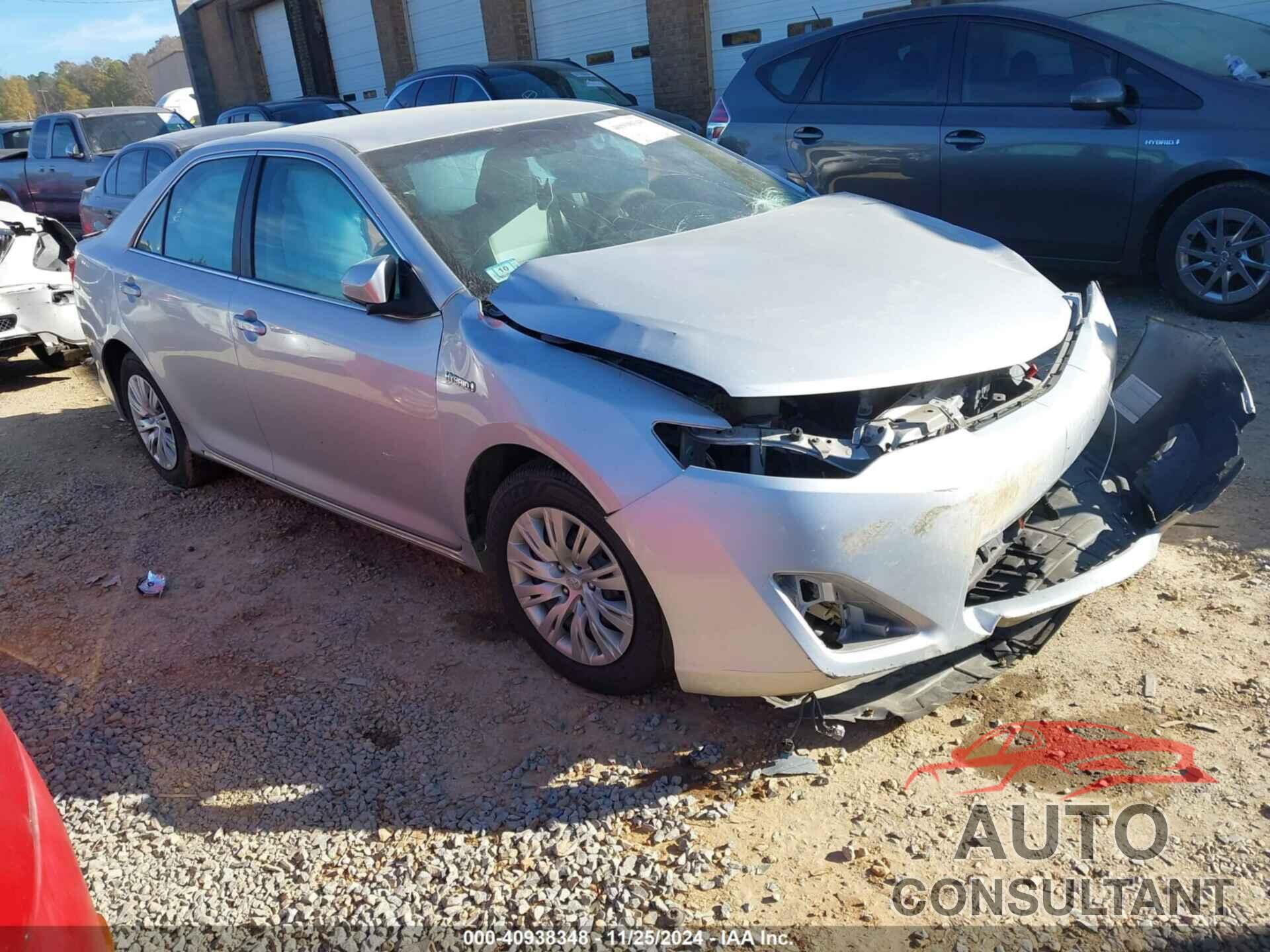 TOYOTA CAMRY HYBRID 2012 - 4T1BD1FK0CU026456