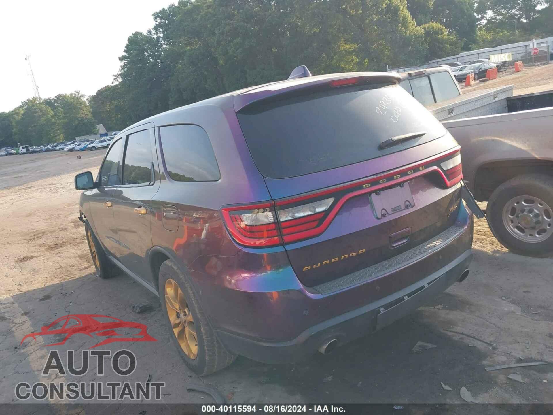 DODGE DURANGO 2019 - 1C4SDHCTXKC769611