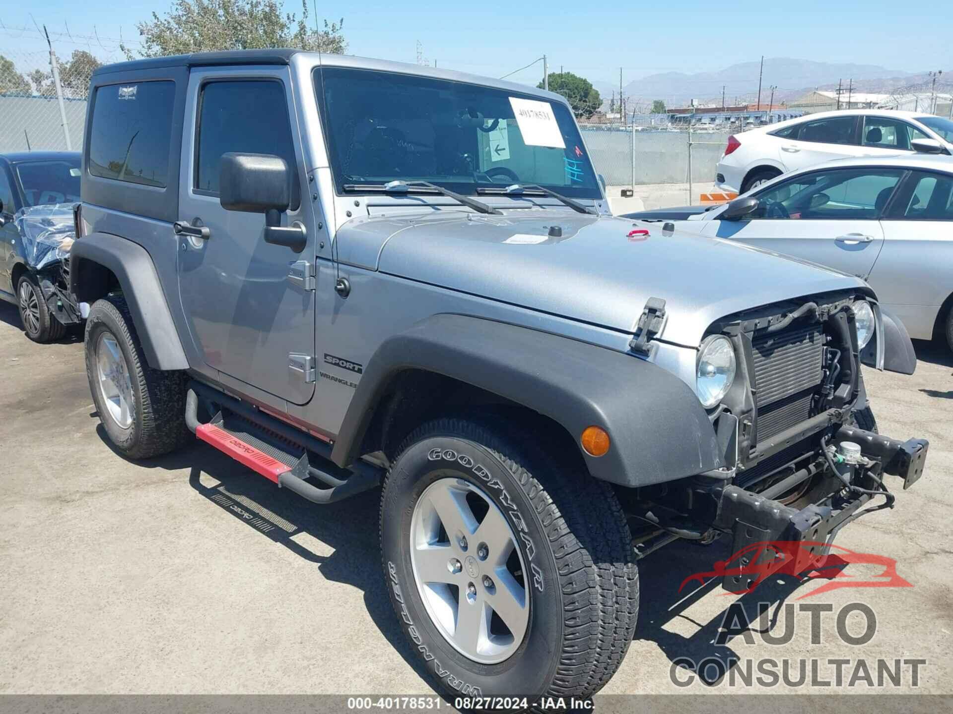 JEEP WRANGLER JK 2018 - 1C4GJWAG8JL931243