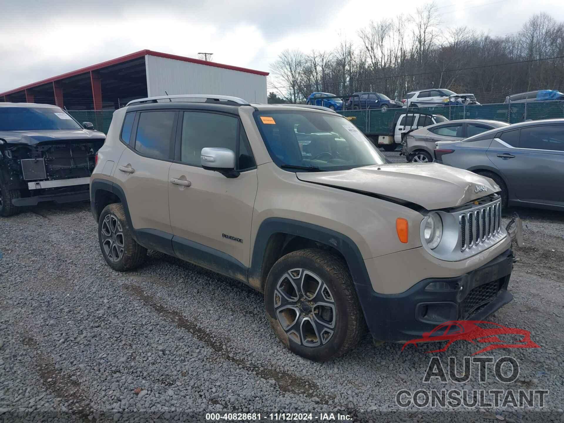 JEEP RENEGADE 2016 - ZACCJBDT4GPD26320
