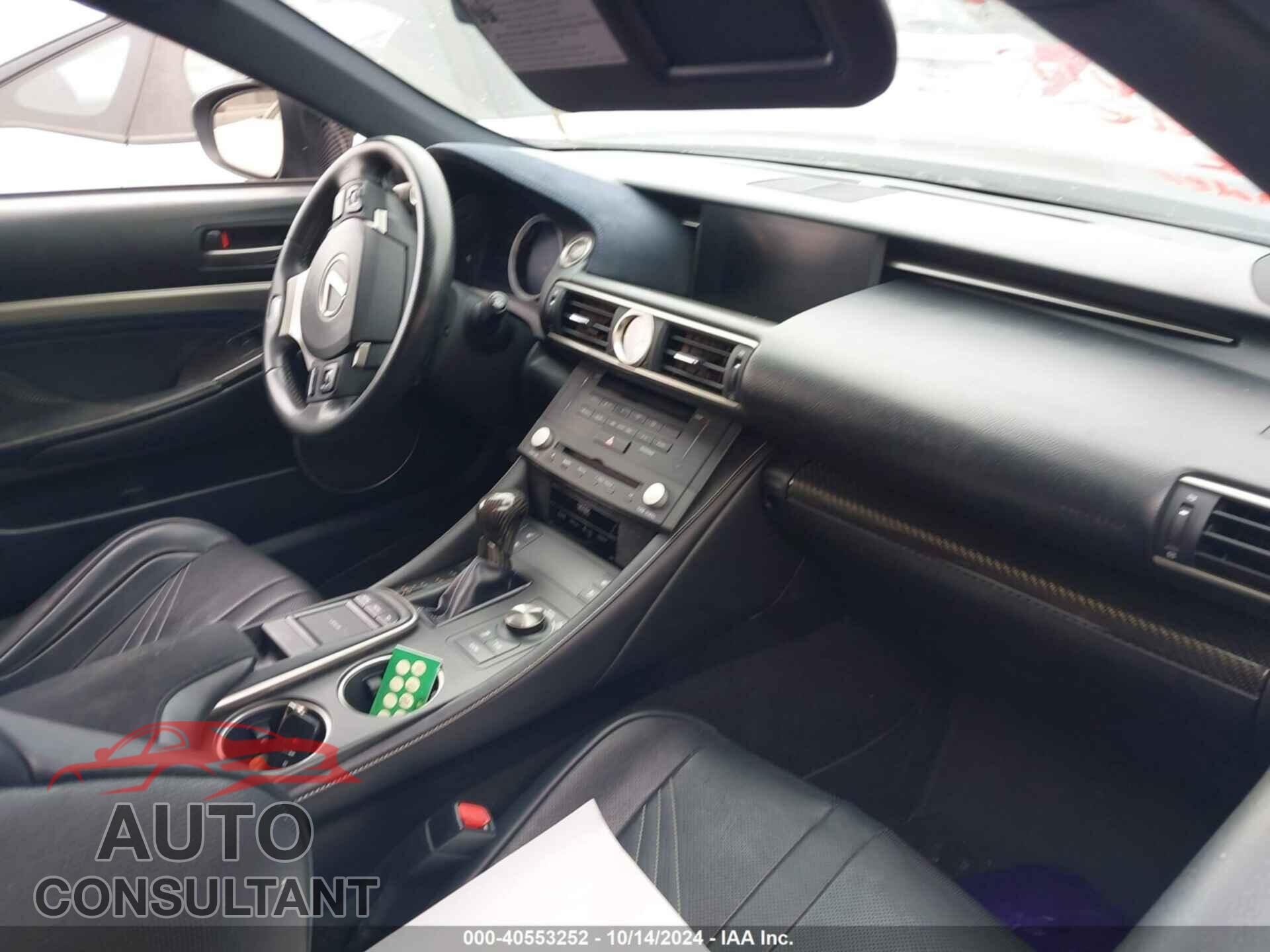 LEXUS RC F 2015 - JTHHP5BC6F5000775