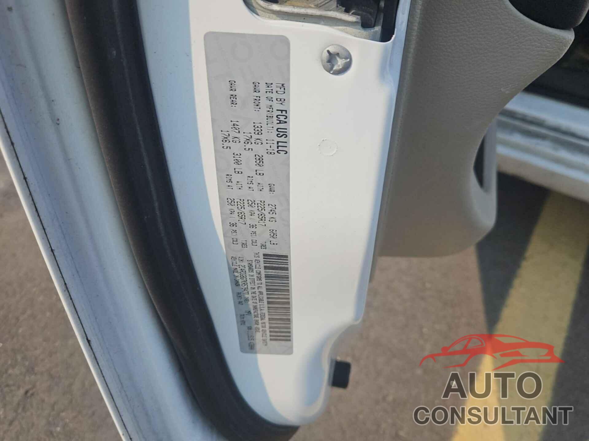 DODGE GRAND CARAVAN 2019 - 2C4RDGBG7KR579477