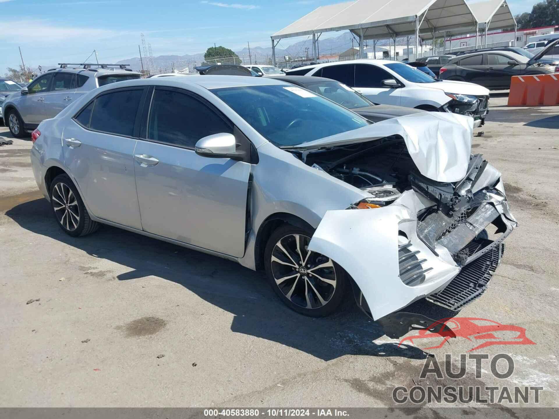 TOYOTA COROLLA 2018 - 2T1BURHE0JC111916