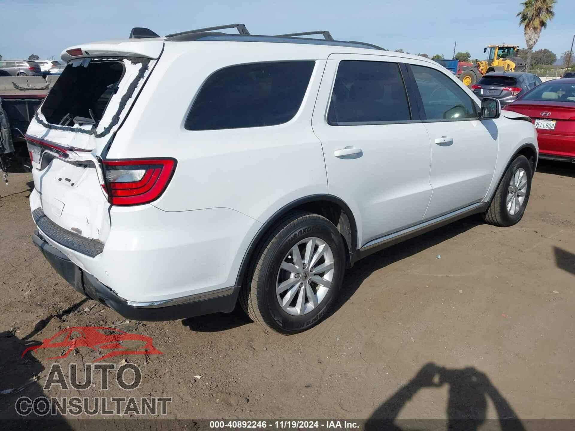 DODGE DURANGO 2020 - 1C4RDHAG7LC129748