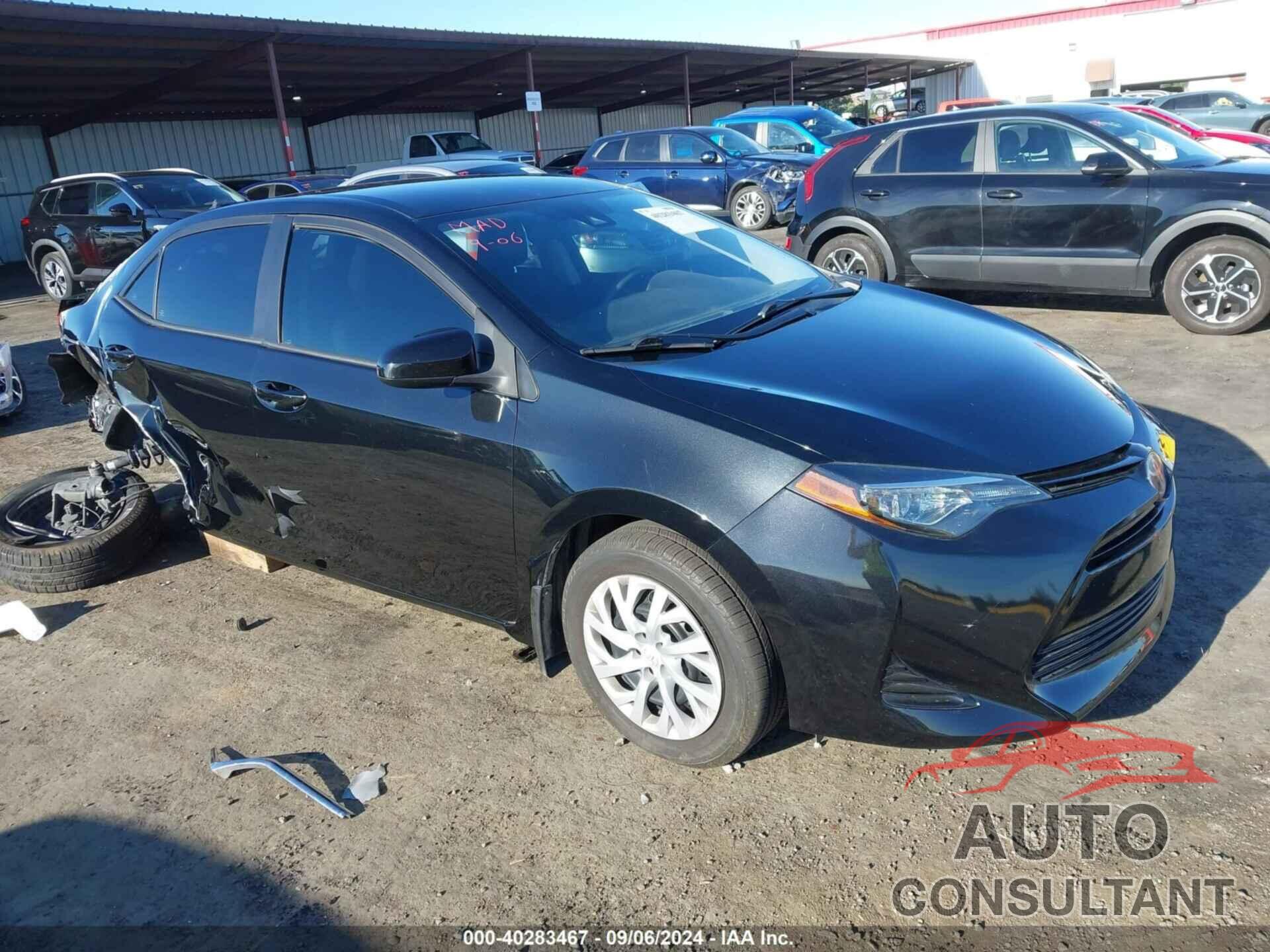 TOYOTA COROLLA 2018 - 2T1BURHE9JC111302
