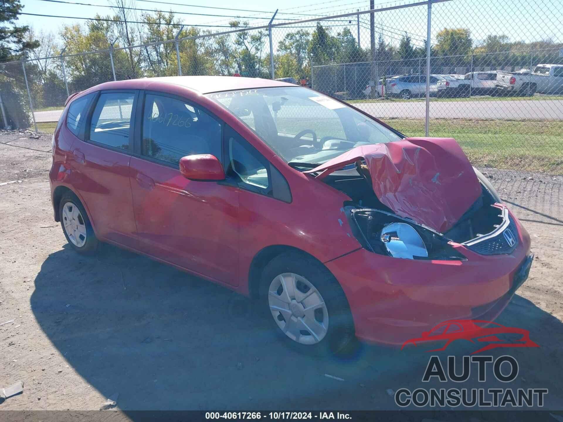 HONDA FIT 2013 - JHMGE8G33DC020986