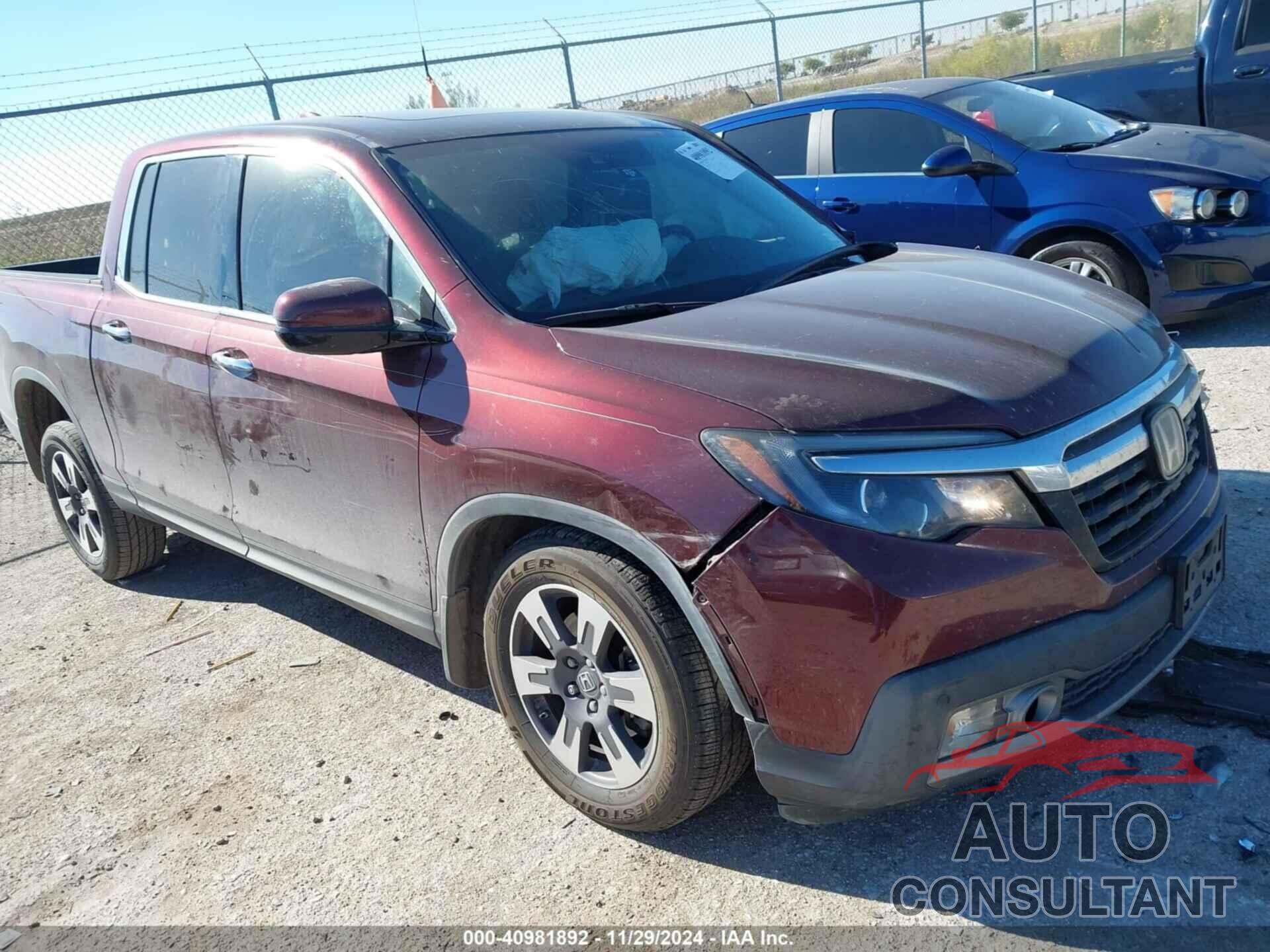 HONDA RIDGELINE 2019 - 5FPYK3F75KB021506