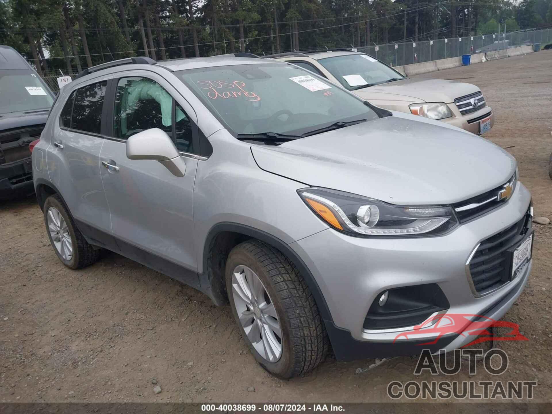 CHEVROLET TRAX 2017 - 3GNCJRSB8HL281239