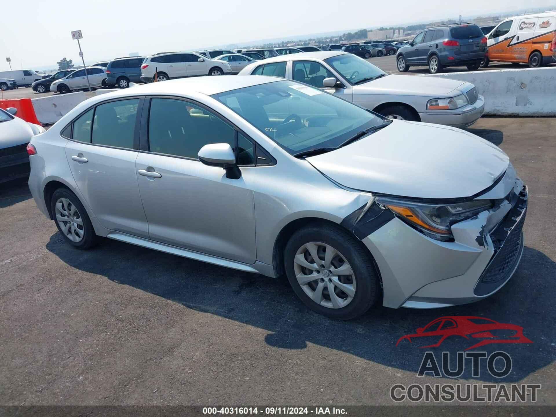 TOYOTA COROLLA 2020 - JTDEPRAE0LJ040836