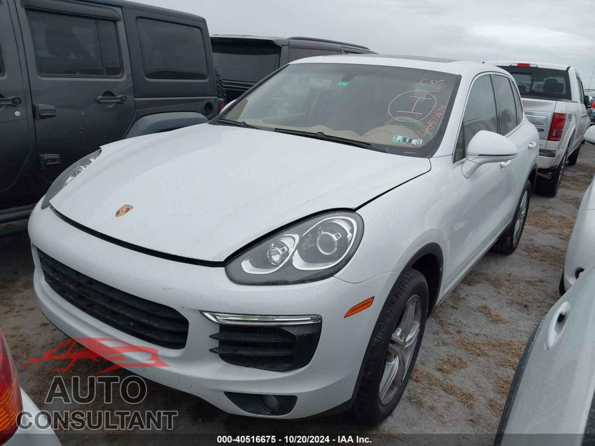 PORSCHE CAYENNE 2017 - WP1AB2A25HLA51464