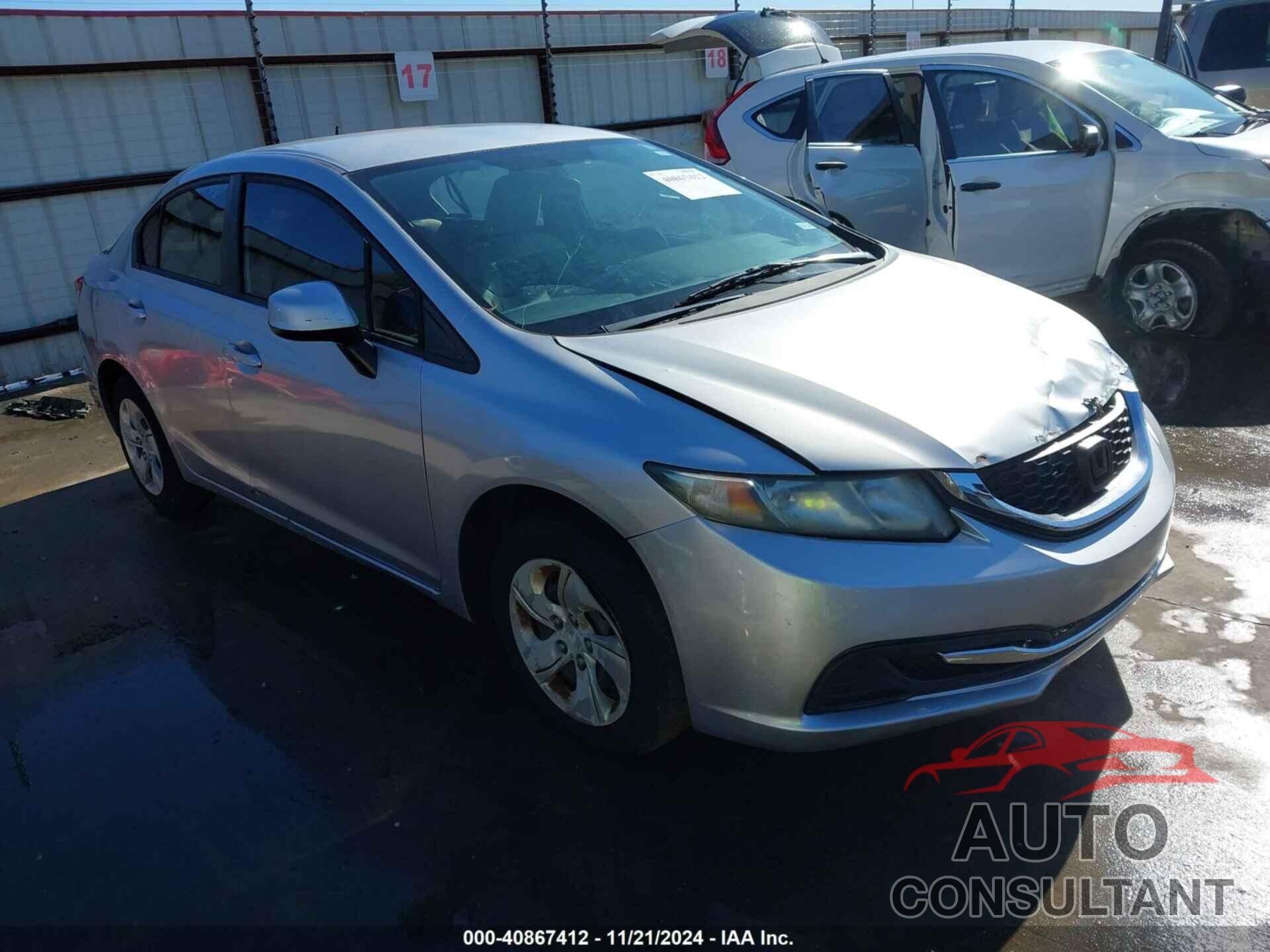 HONDA CIVIC 2013 - 2HGFB2F58DH546440