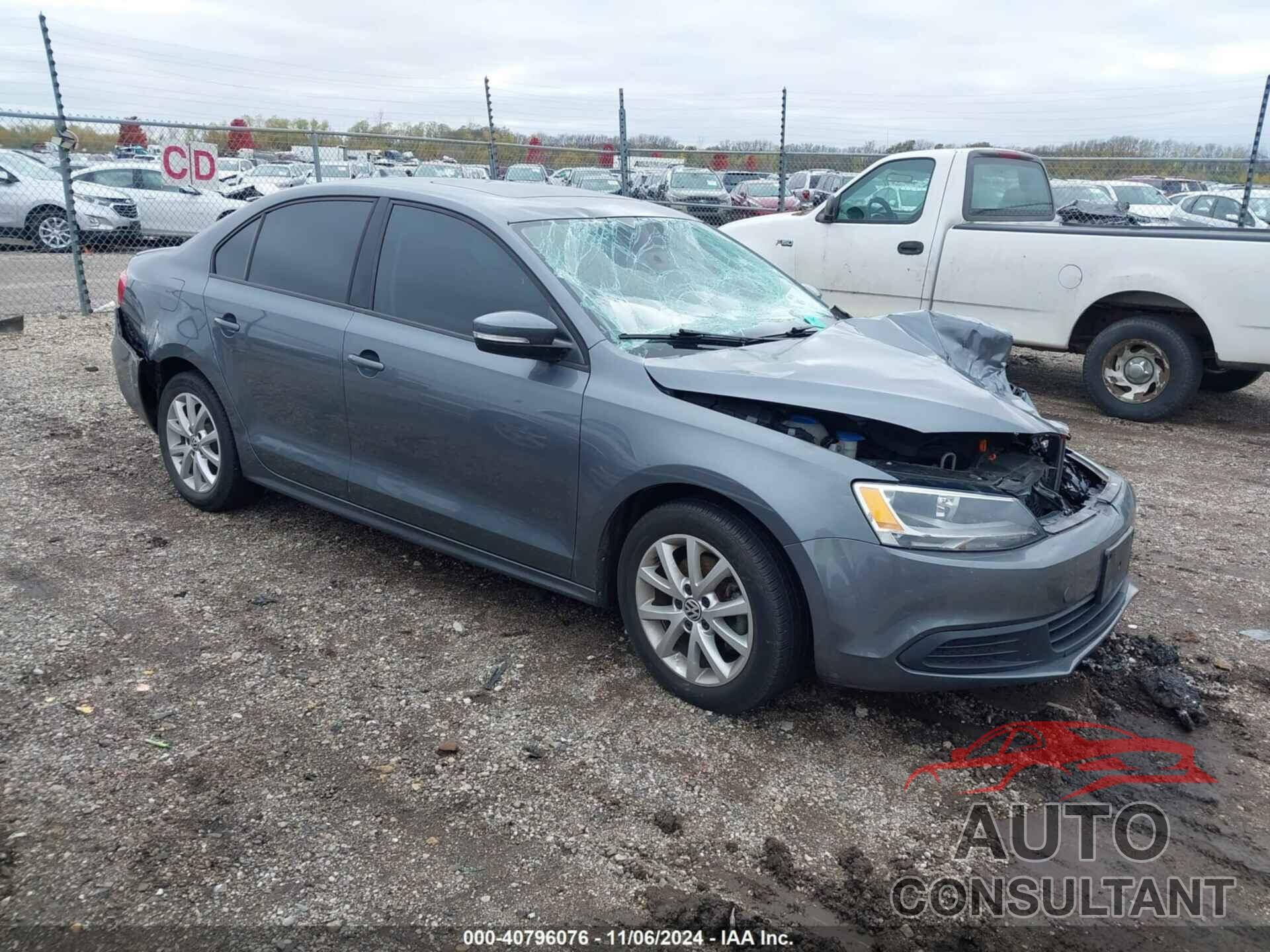 VOLKSWAGEN JETTA 2012 - 3VWDP7AJ6CM405565