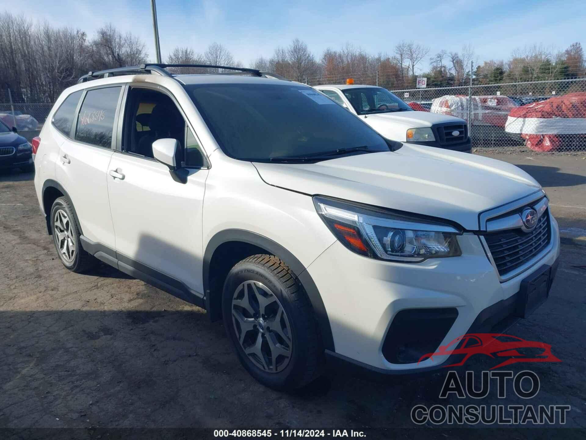 SUBARU FORESTER 2019 - JF2SKAGC9KH477248