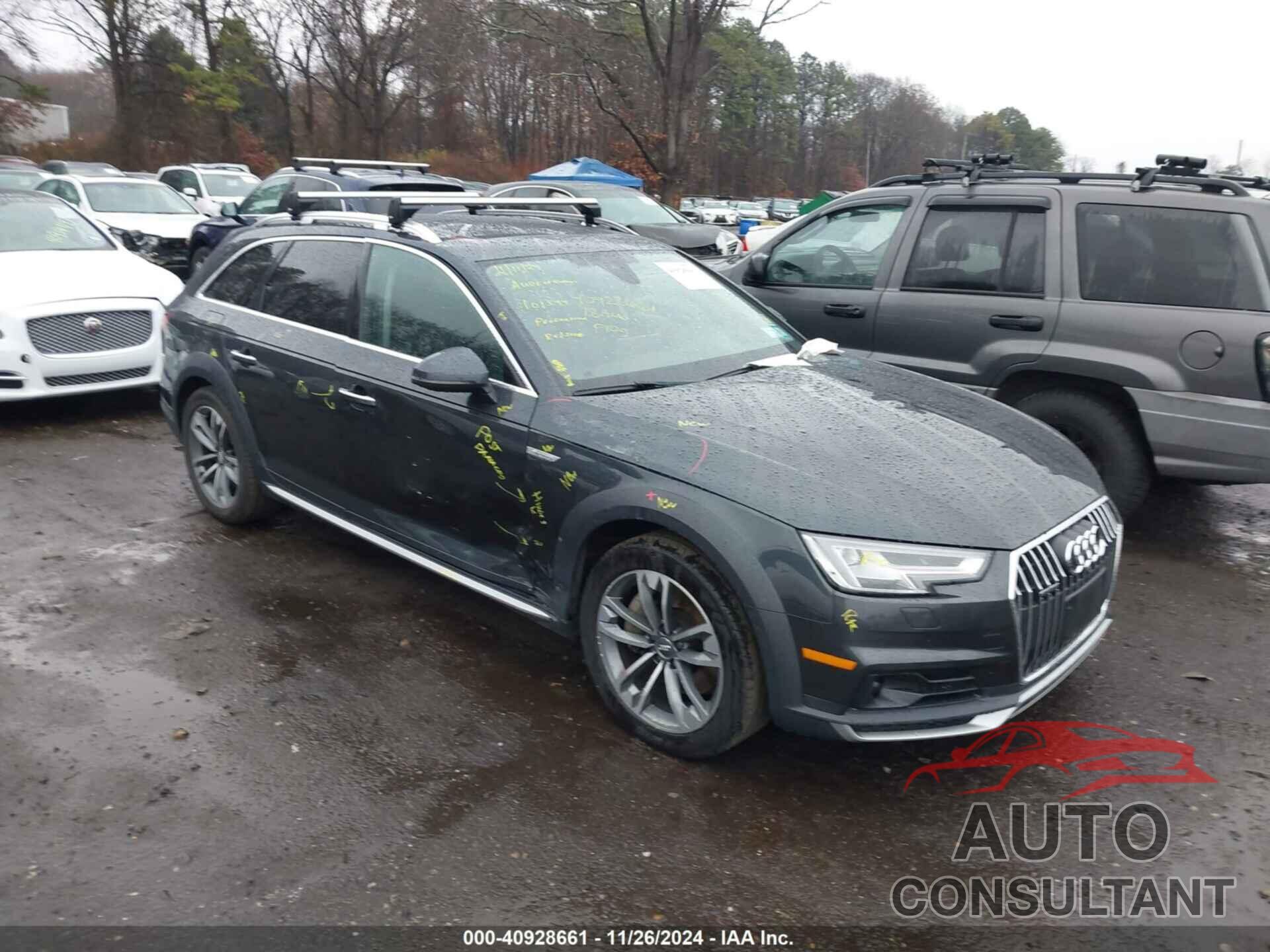 AUDI A4 ALLROAD 2018 - WA19NAF47JA127214