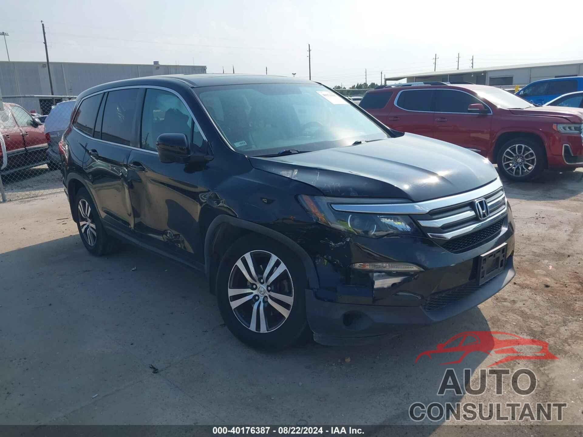 HONDA PILOT 2017 - 5FNYF5H54HB048208