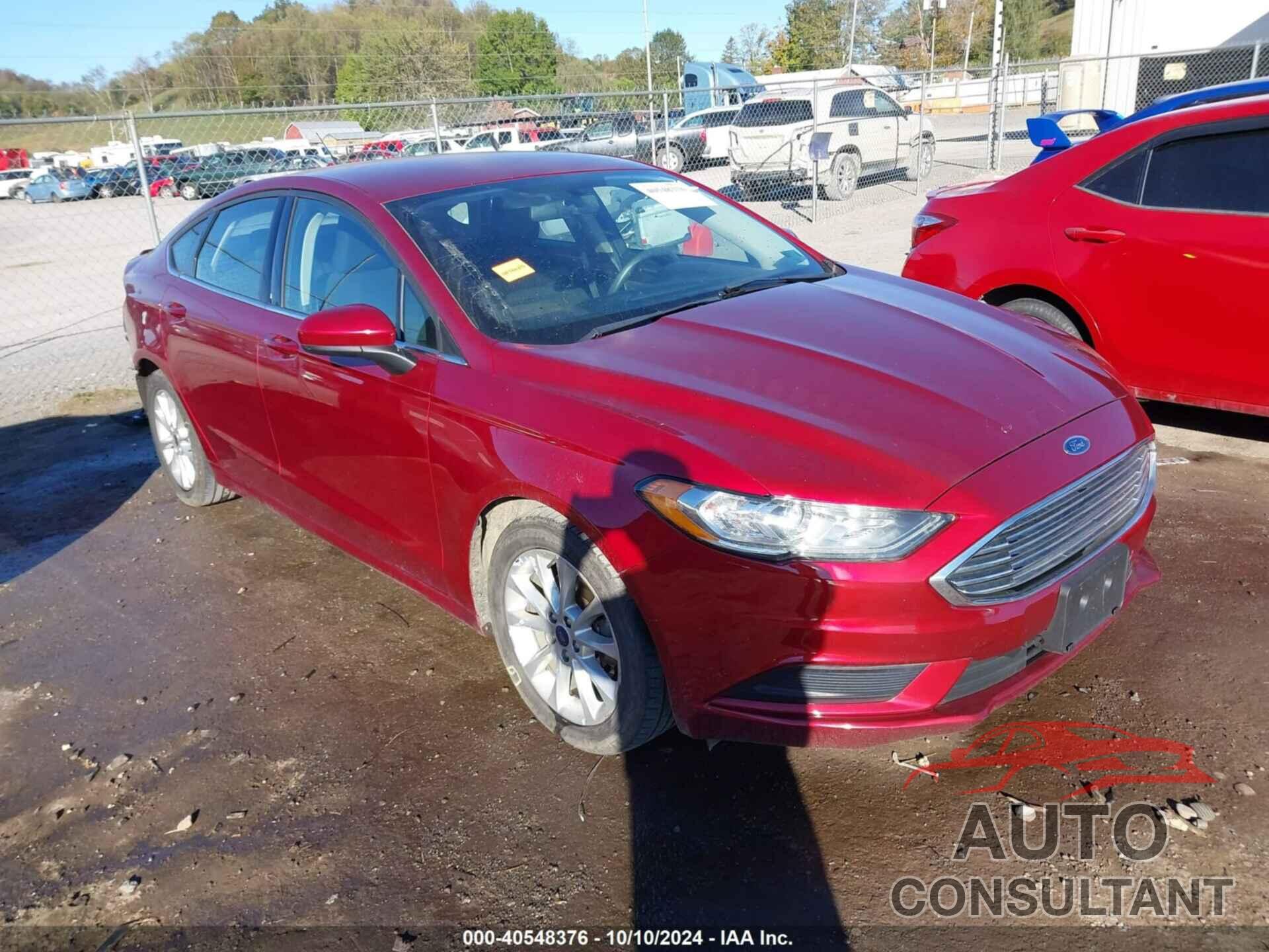 FORD FUSION 2017 - 3FA6P0H72HR410209