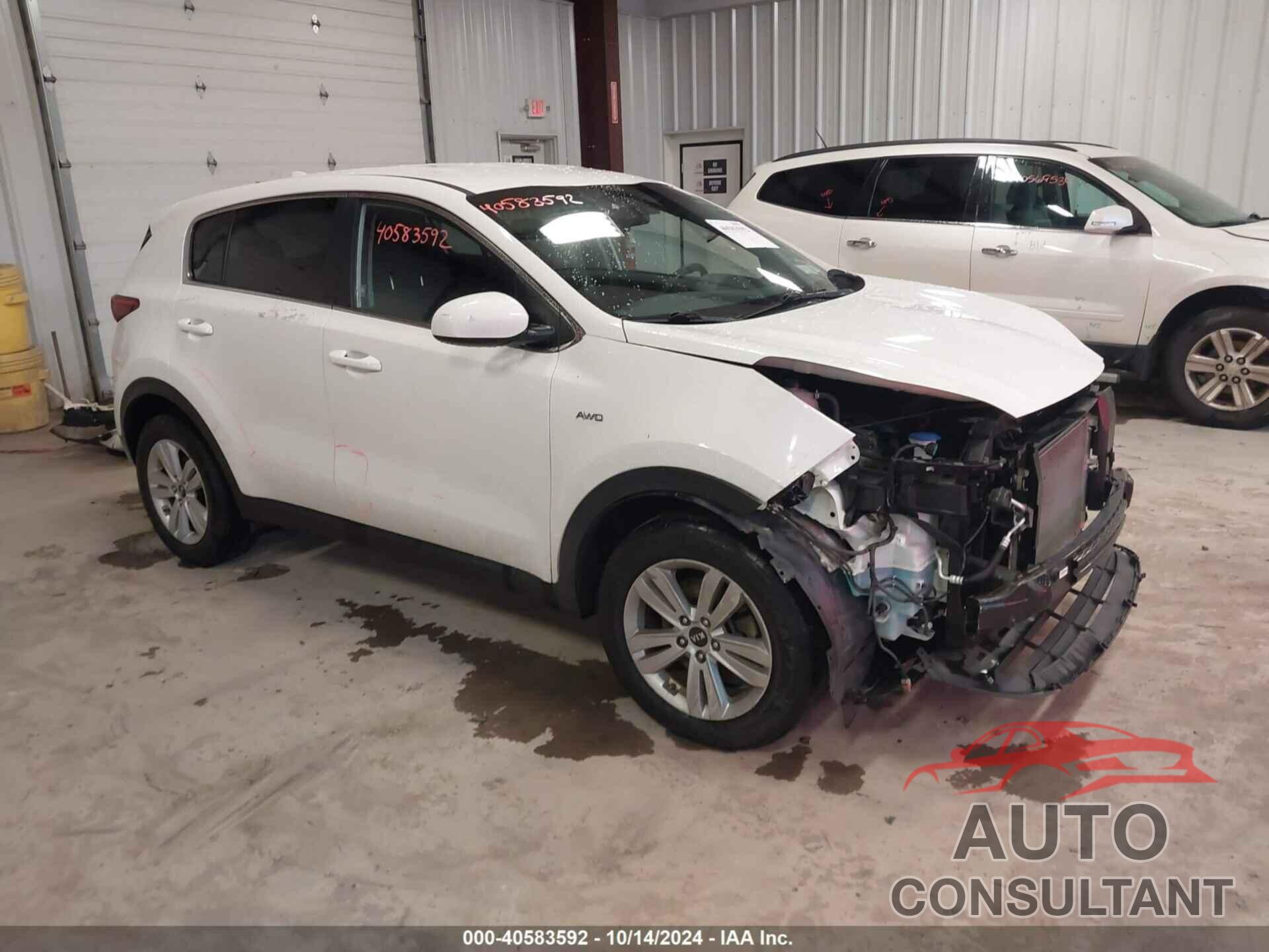 KIA SPORTAGE 2018 - KNDPMCAC3J7488737