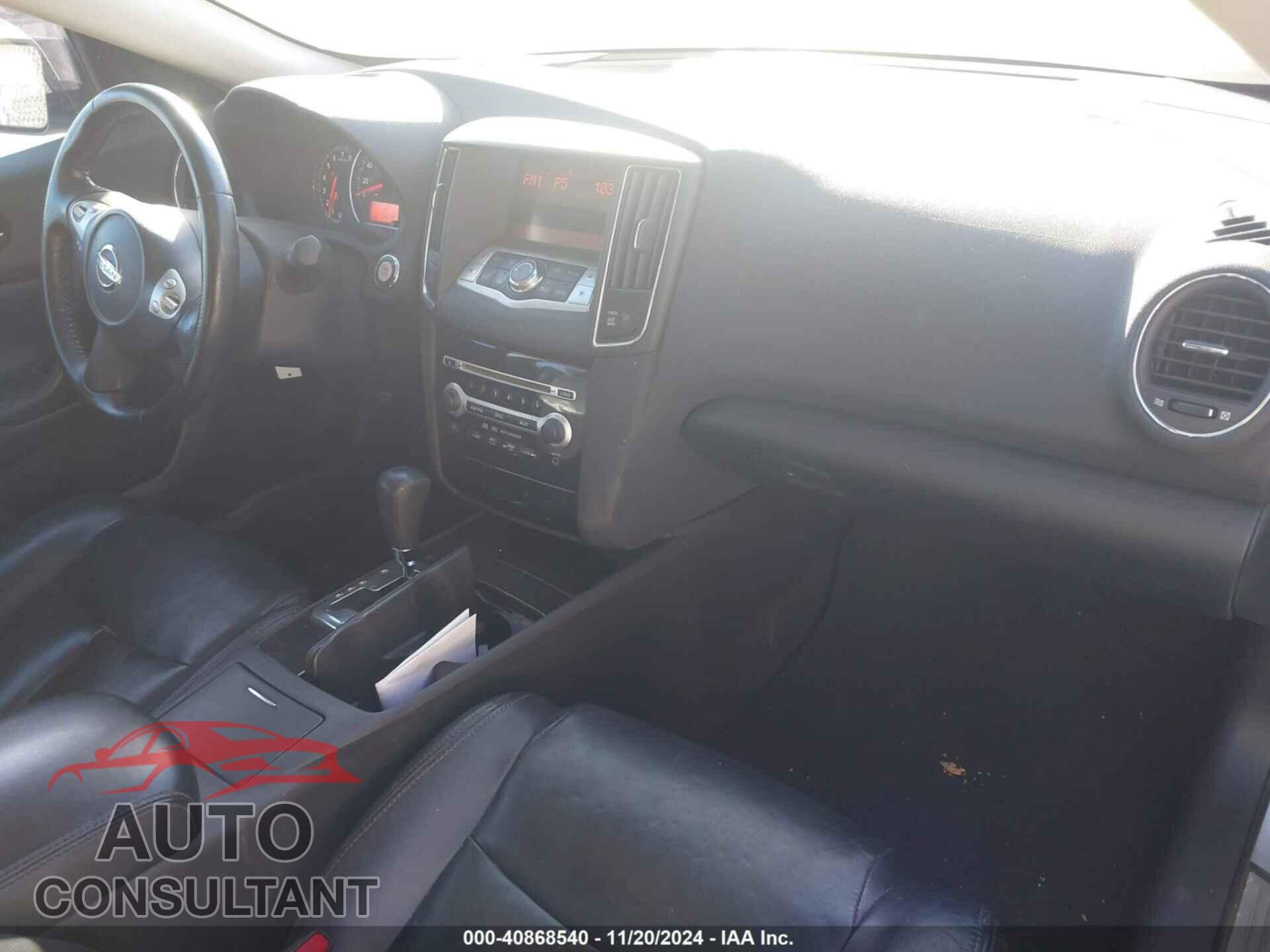 NISSAN MAXIMA 2009 - 1N4AA51E79C838357