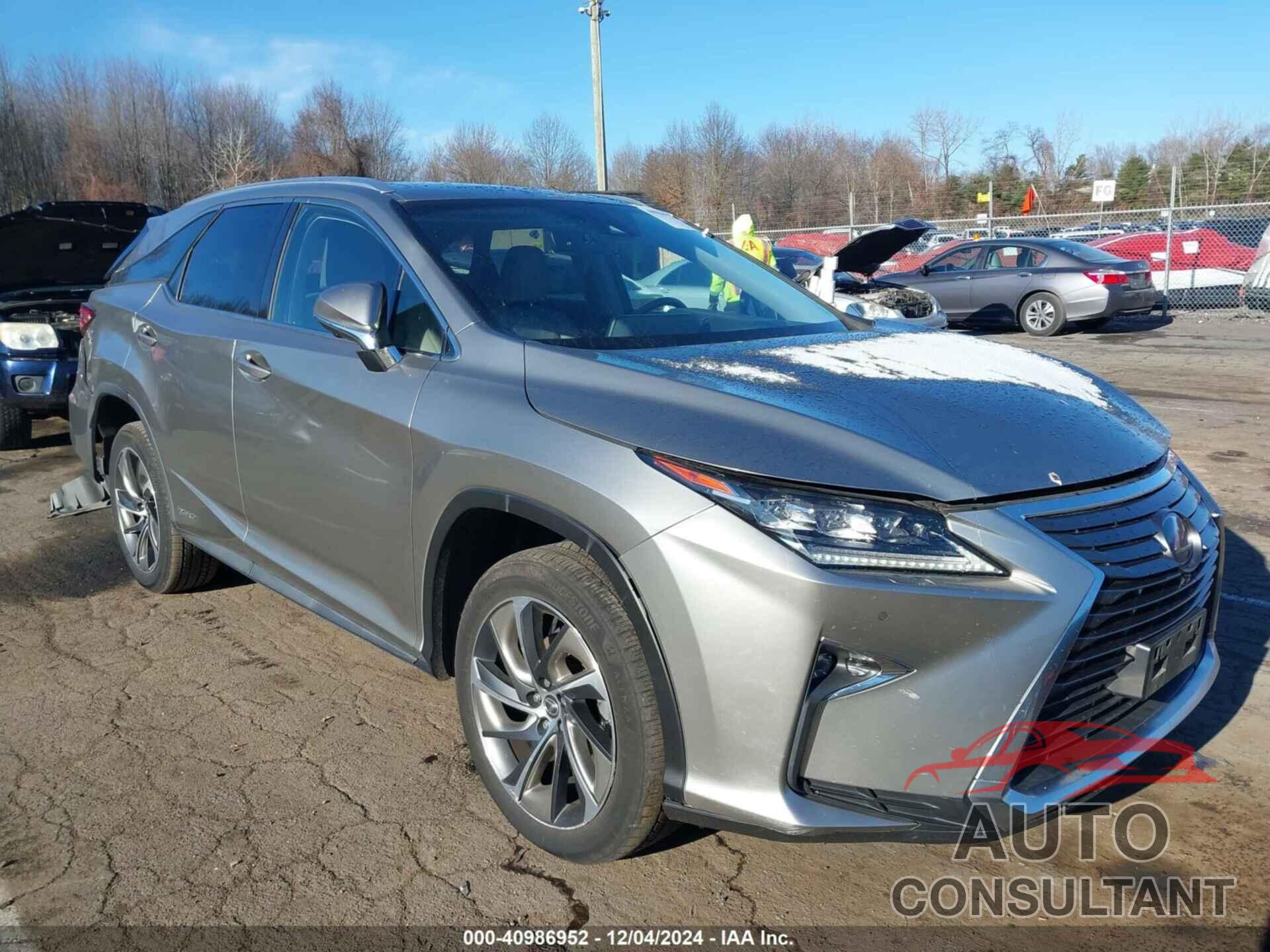 LEXUS RX 450HL 2018 - JTJDGKCA6J2004859