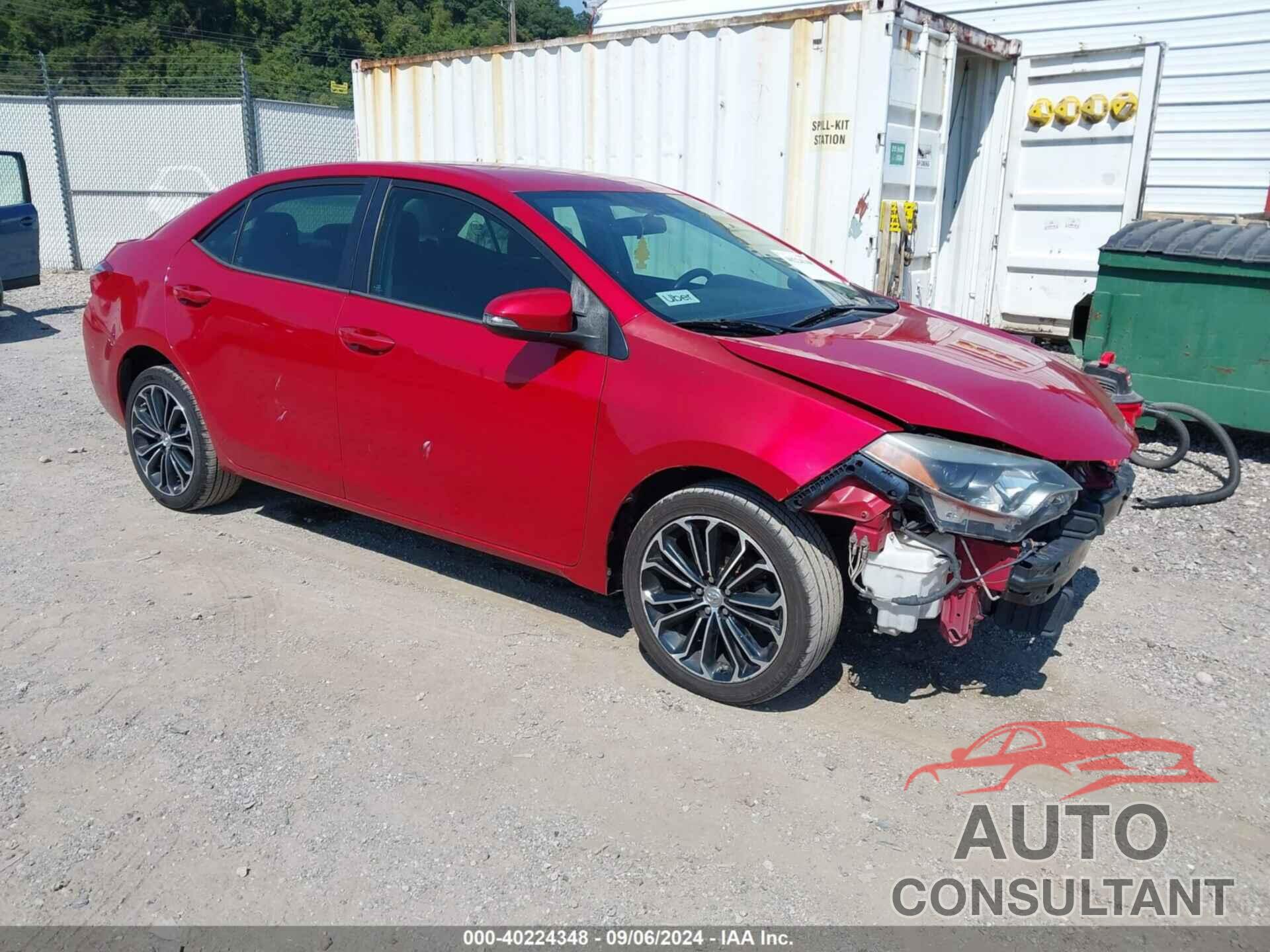 TOYOTA COROLLA 2016 - 2T1BURHE4GC677277