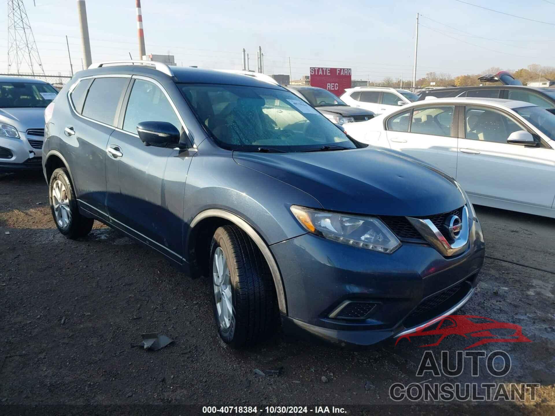NISSAN ROGUE 2015 - KNMAT2MT0FP589868